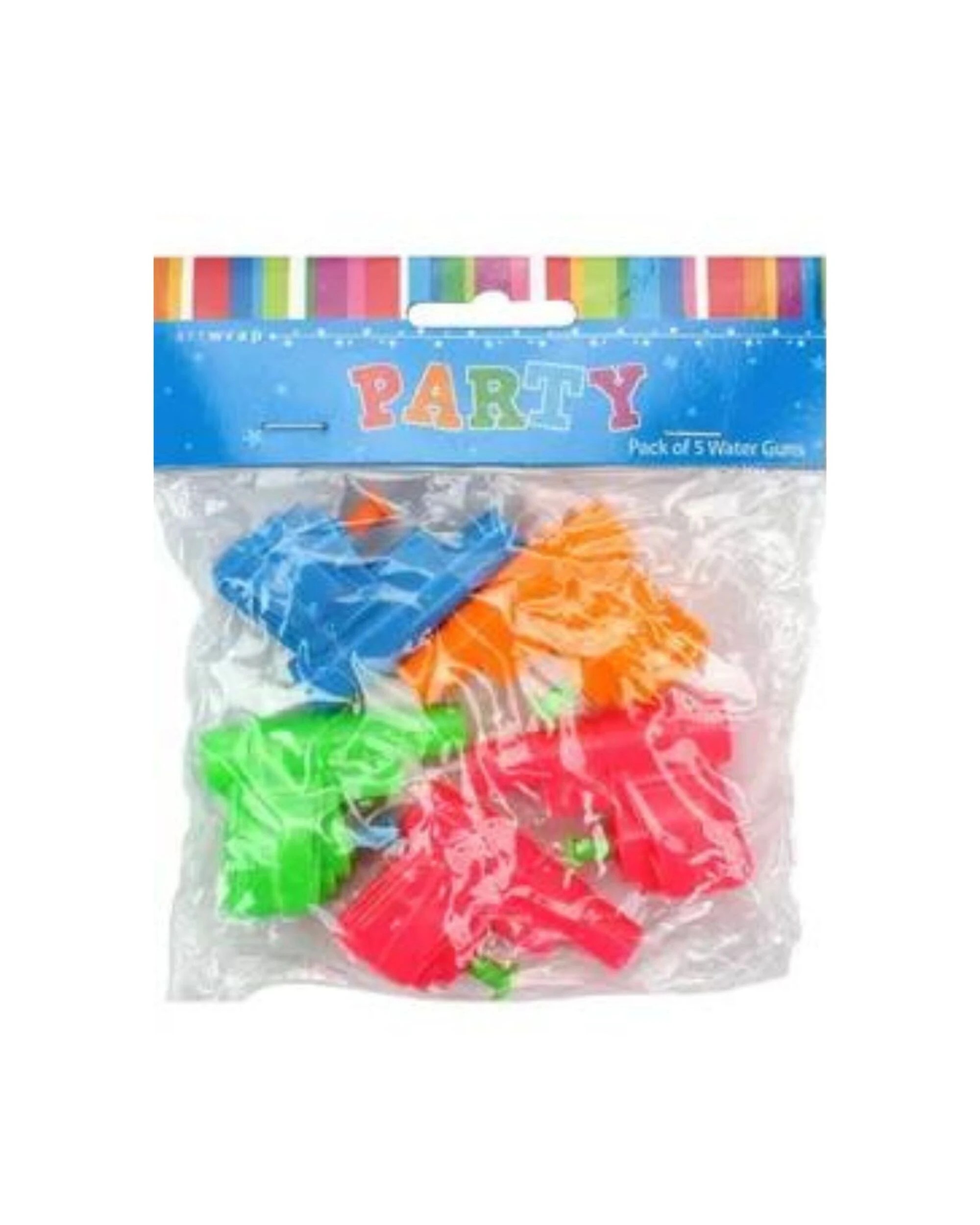 2 Artwrap Coloured Water Squirt Guns Pack of 5, 2 of 2