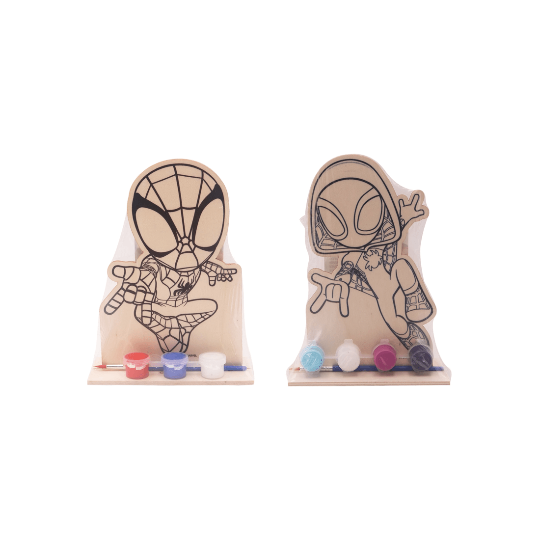 2 Spidey And His Amazing Friends Paint Your Own Wooden Character - Assorted*
 - Natural, 2 of 3