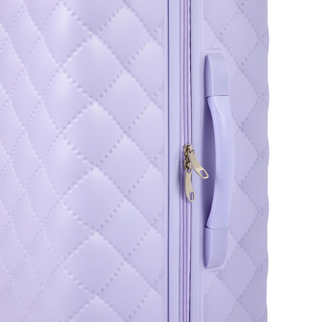6 2 Piece Quilted Hard Case Set - Lilac, 6 of 8