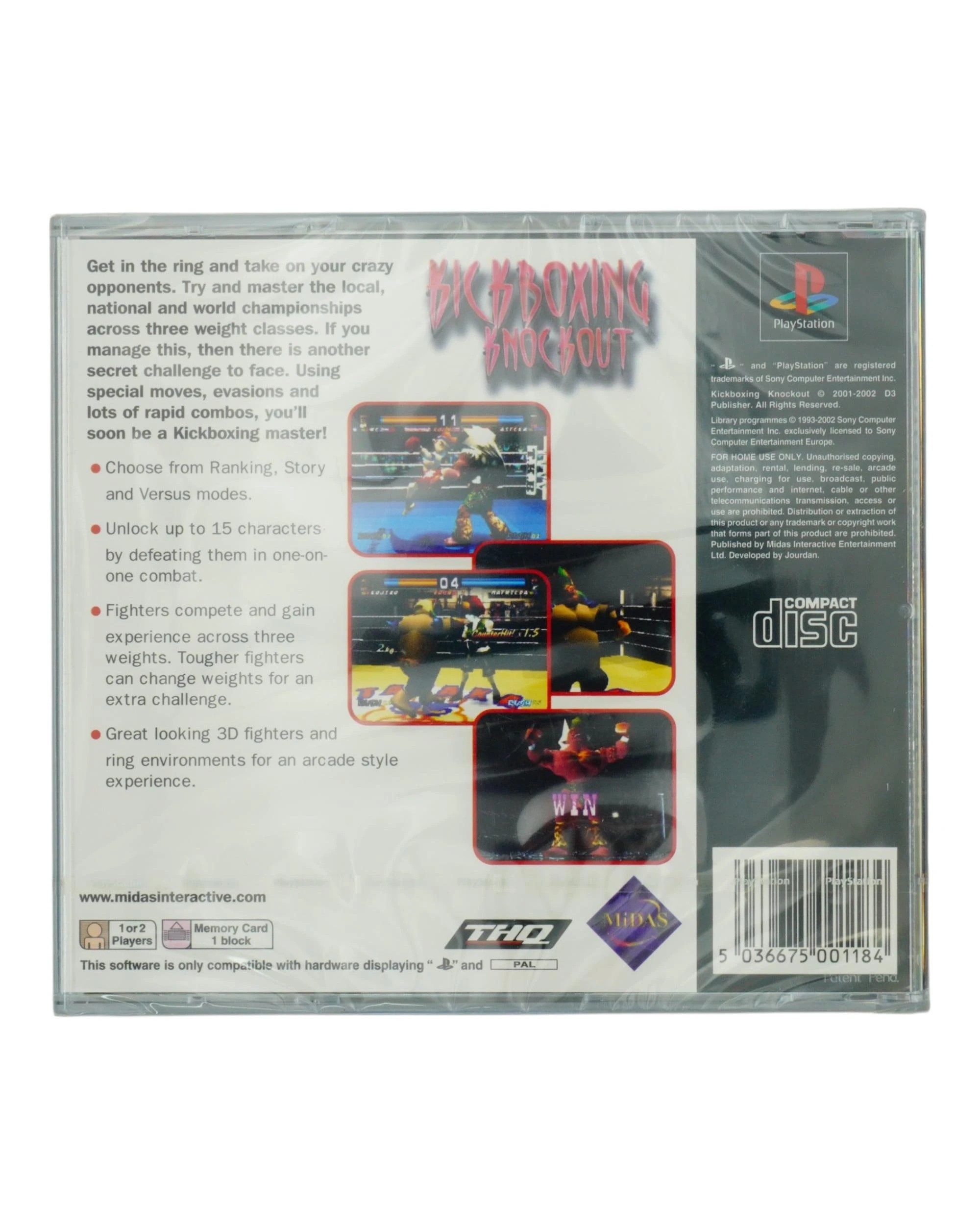 2 Kickboxing Knockout - PS1, 2 of 3