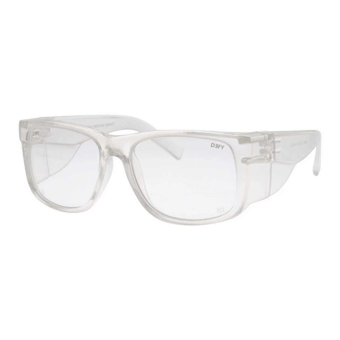 1 Defy Shield Safety Glasses Clear Lens, 1 of 4