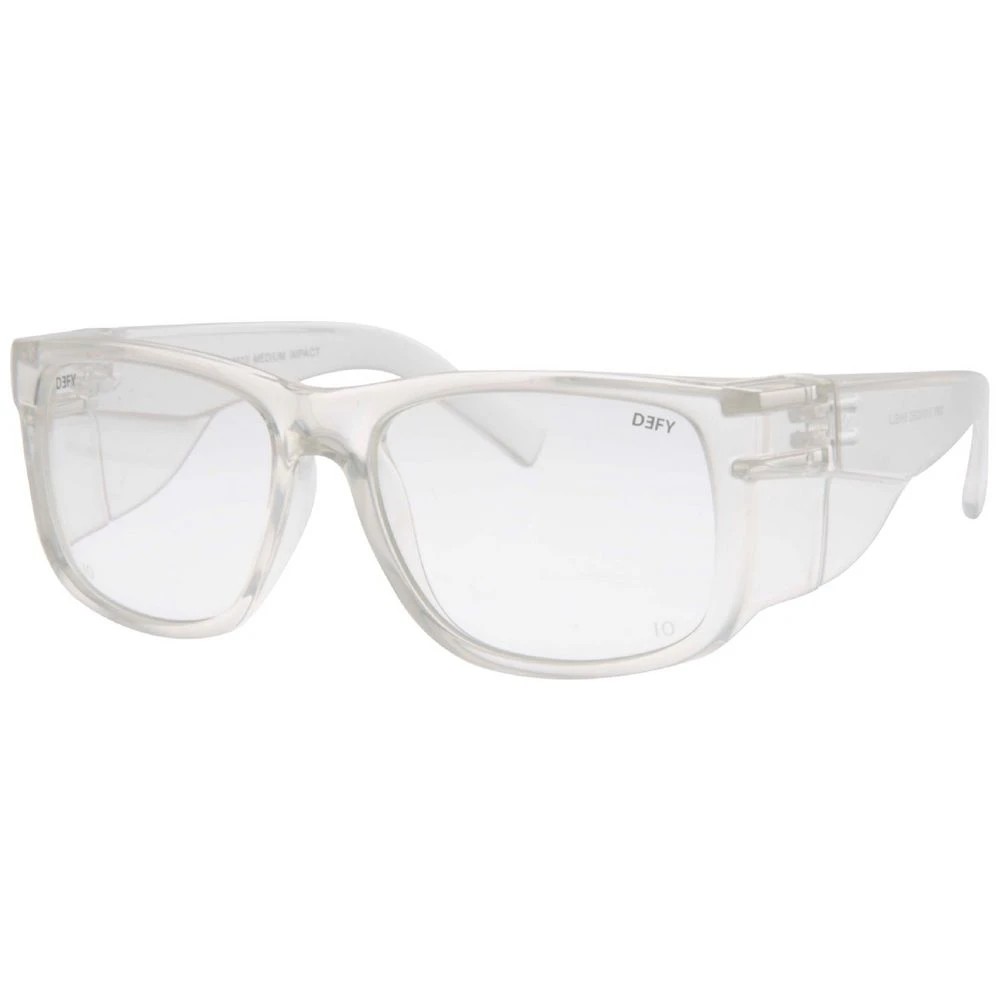 1 Defy Shield Safety Glasses Clear Lens, 1 of 4