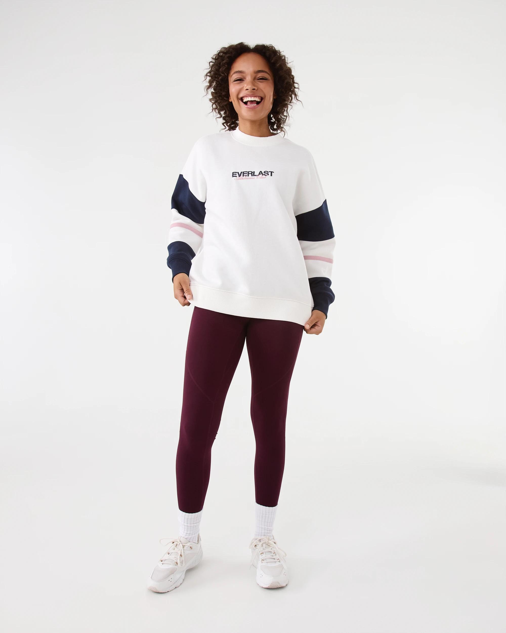 2 Everlast Womens Colourblock Sweatshirt Mrshmallow, 2 of 7