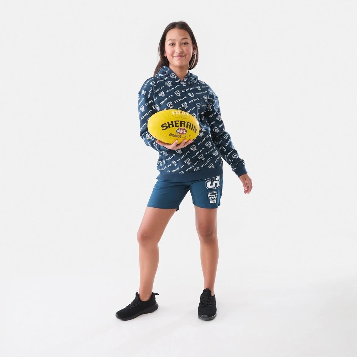 2 Official AFL Kids All Over Print Hoodie Geelong, 2 of 9