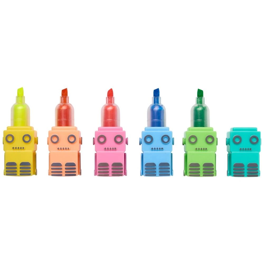 2 Studymate Novelty Highlighters Robot 6 Pack, 2 of 3