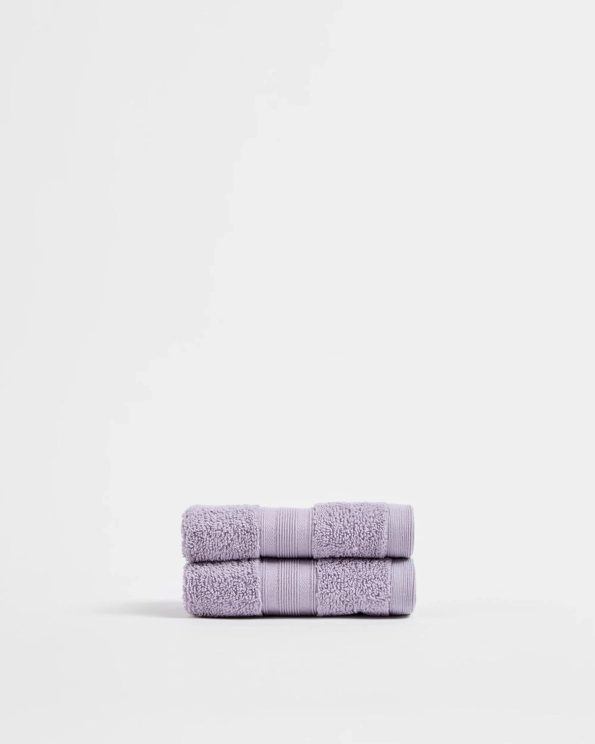 4 Grandeur Australian Cotton Face Washers 2 Pack - Purple, 4 of 4