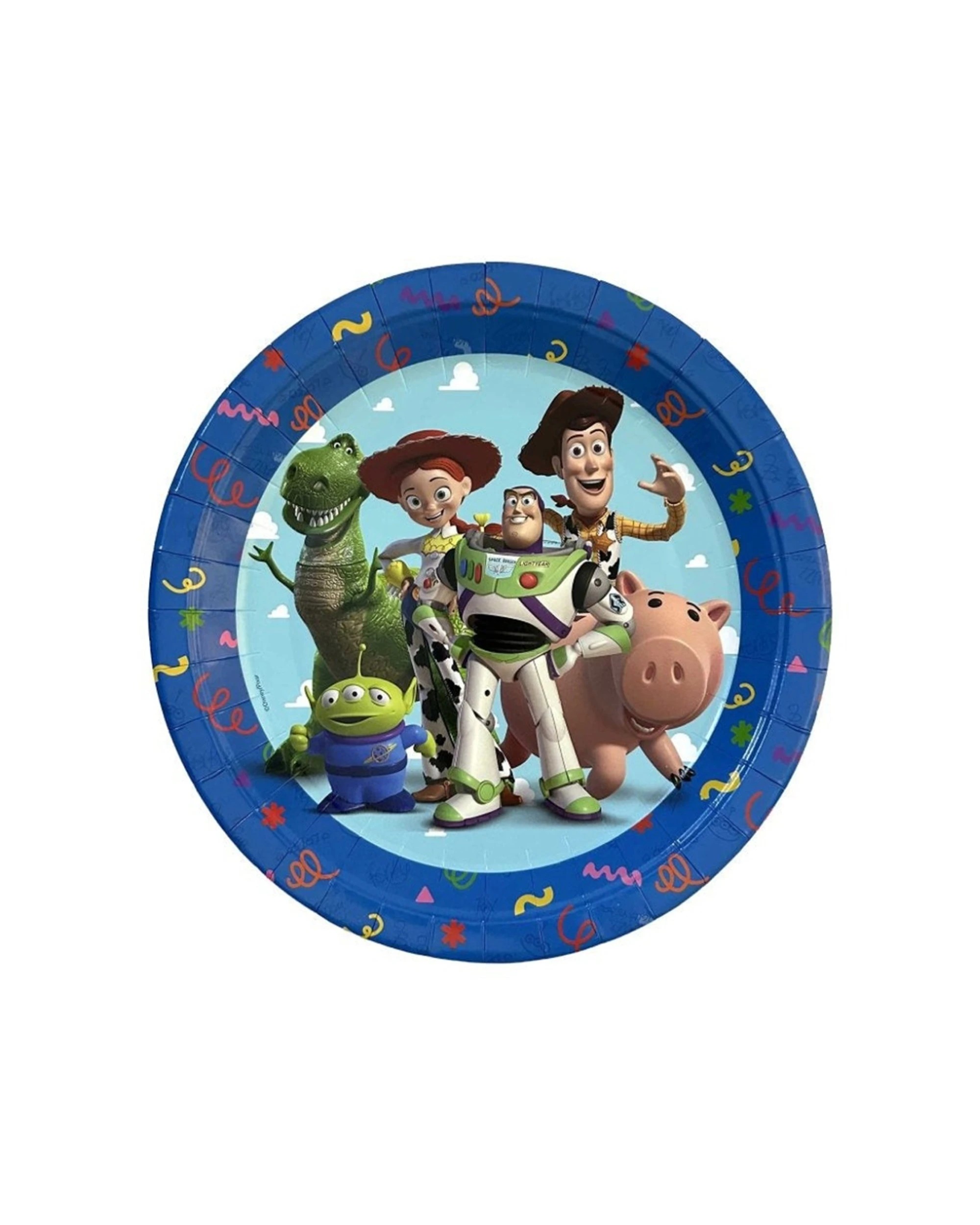1 Anagram 8pc Toy Story Paper Plates Set Kids Birthday Party Tableware Decoration 23cm - Multi, 1 of 1