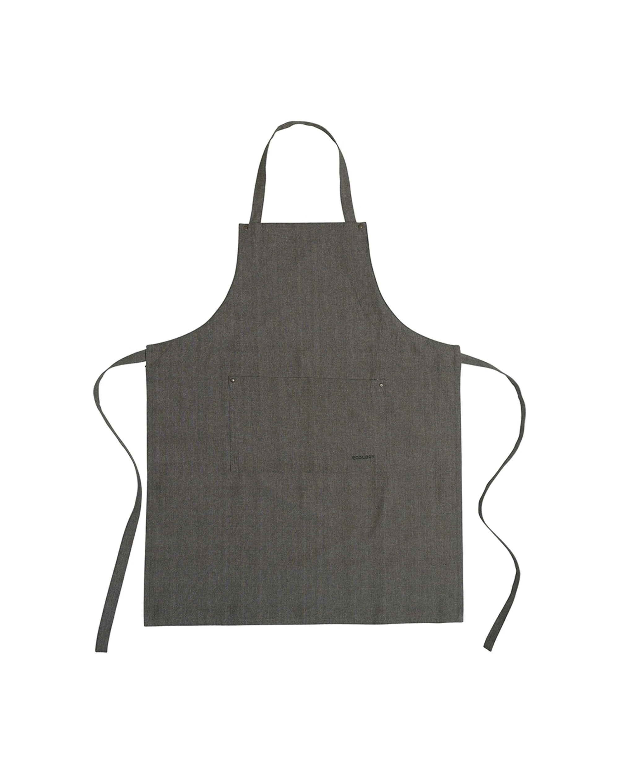 1 Ecology Rye Adjustable Cotton Kitchen Cooking Apron 70x90cm Khaki - Green, 1 of 3