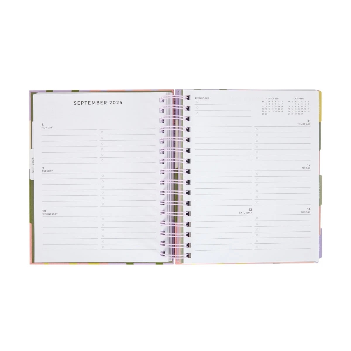 5 25-26 18-Month Spiral Planner - Abstract, 5 of 7