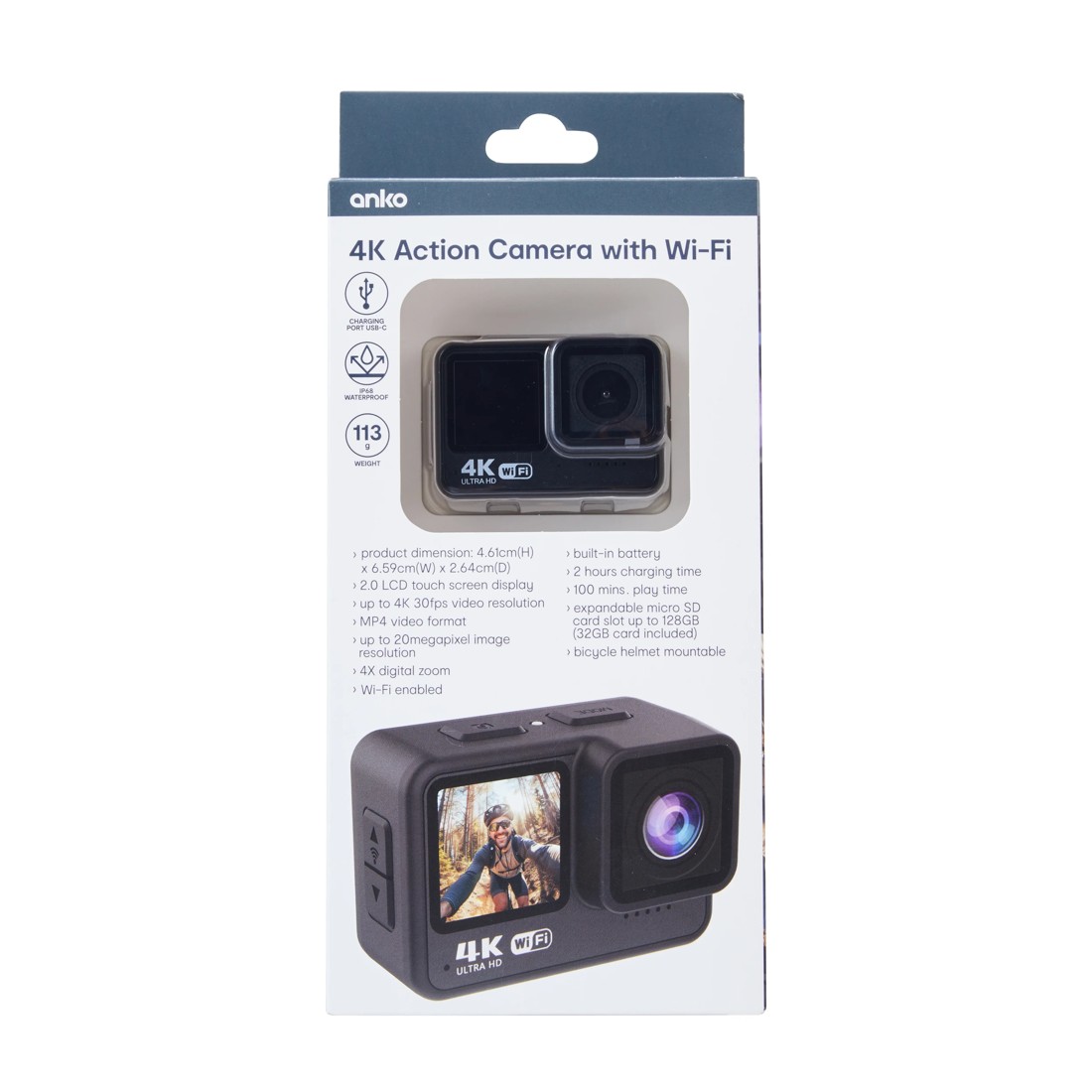 9 4K Touchscreen Waterproof Action Camera, 9 of 10