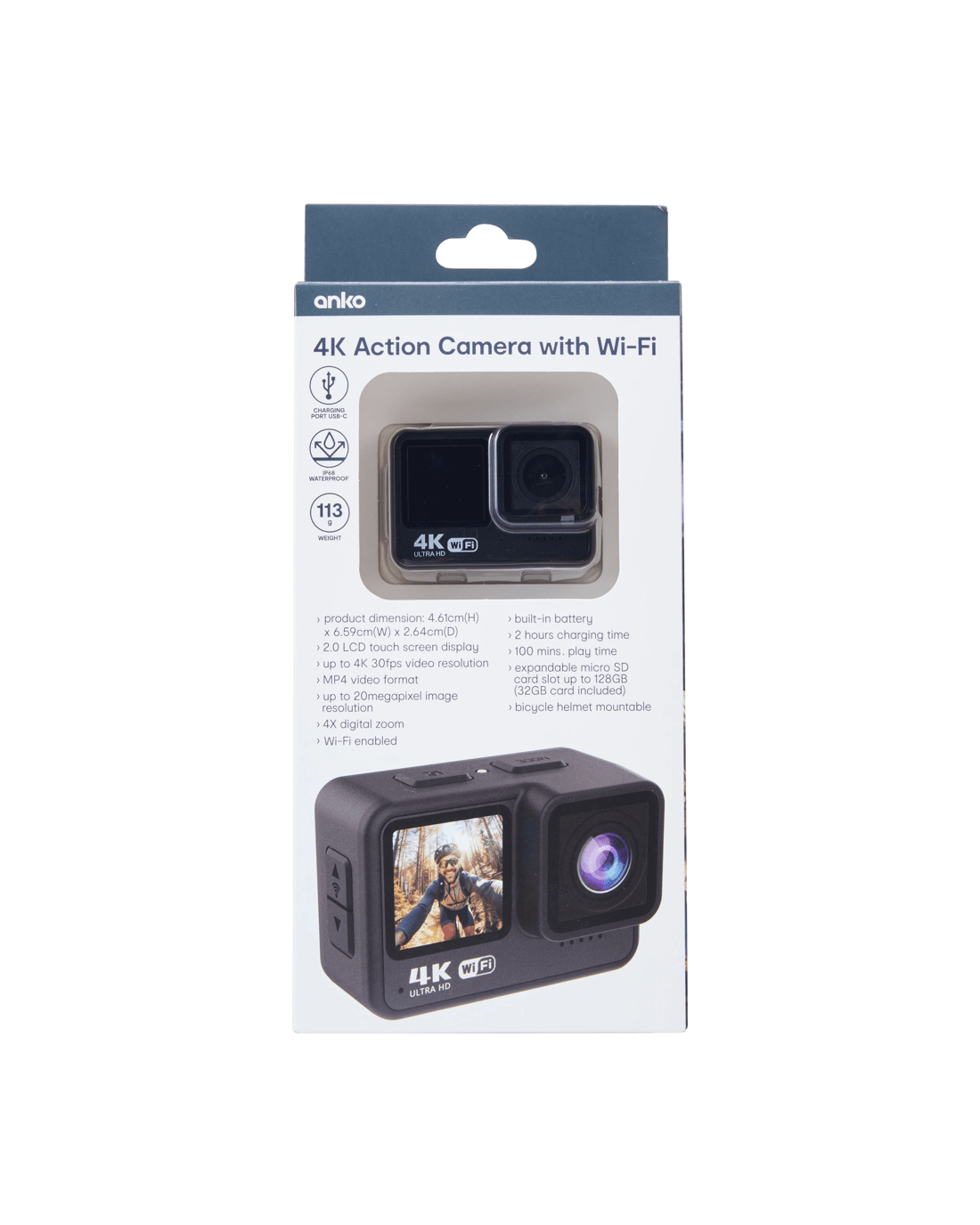 9 4K Touchscreen Waterproof Action Camera, 9 of 10