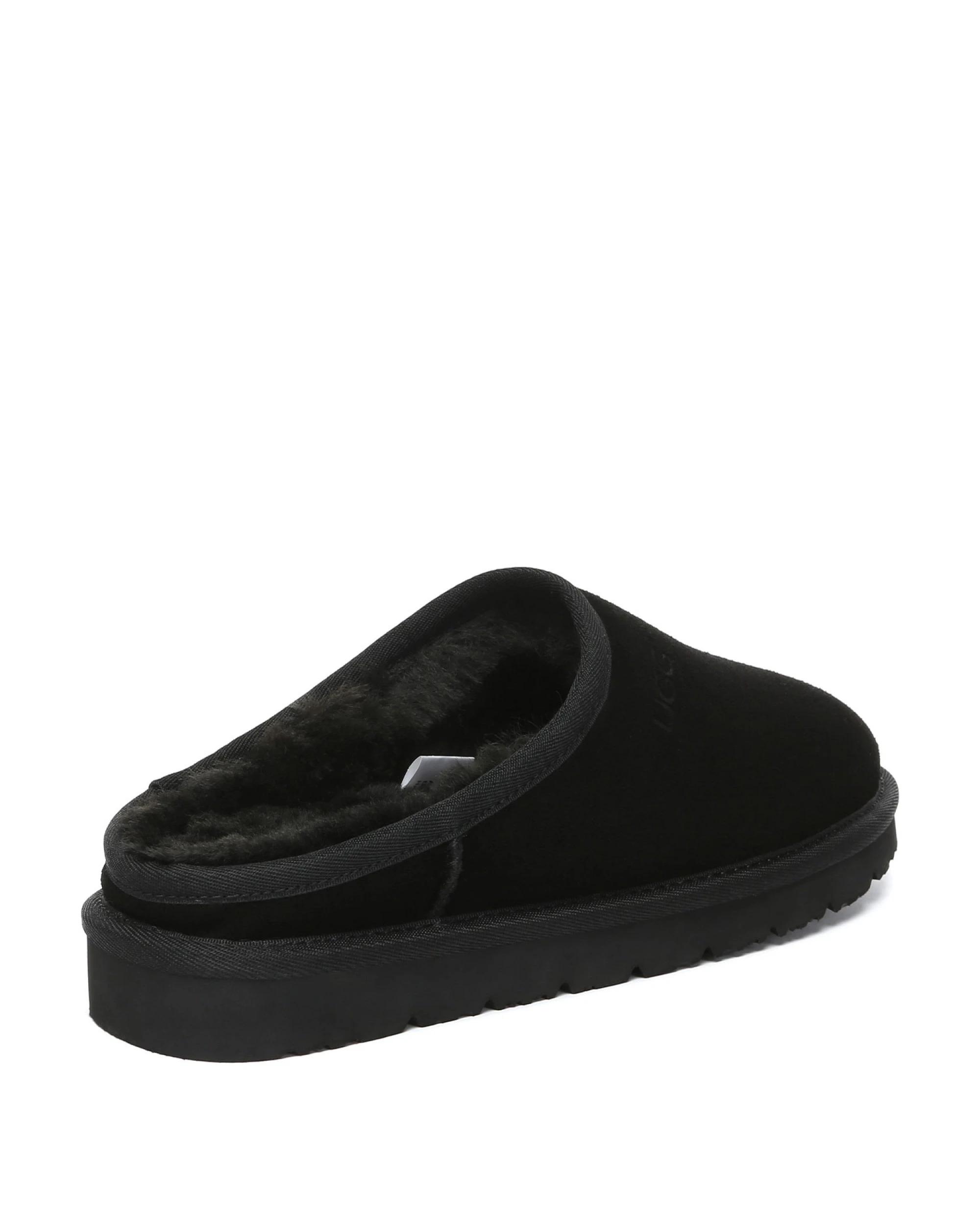 3 Australian Shepherd UGG Unisex Nano Classic Slippers BLACK, 3 of 5