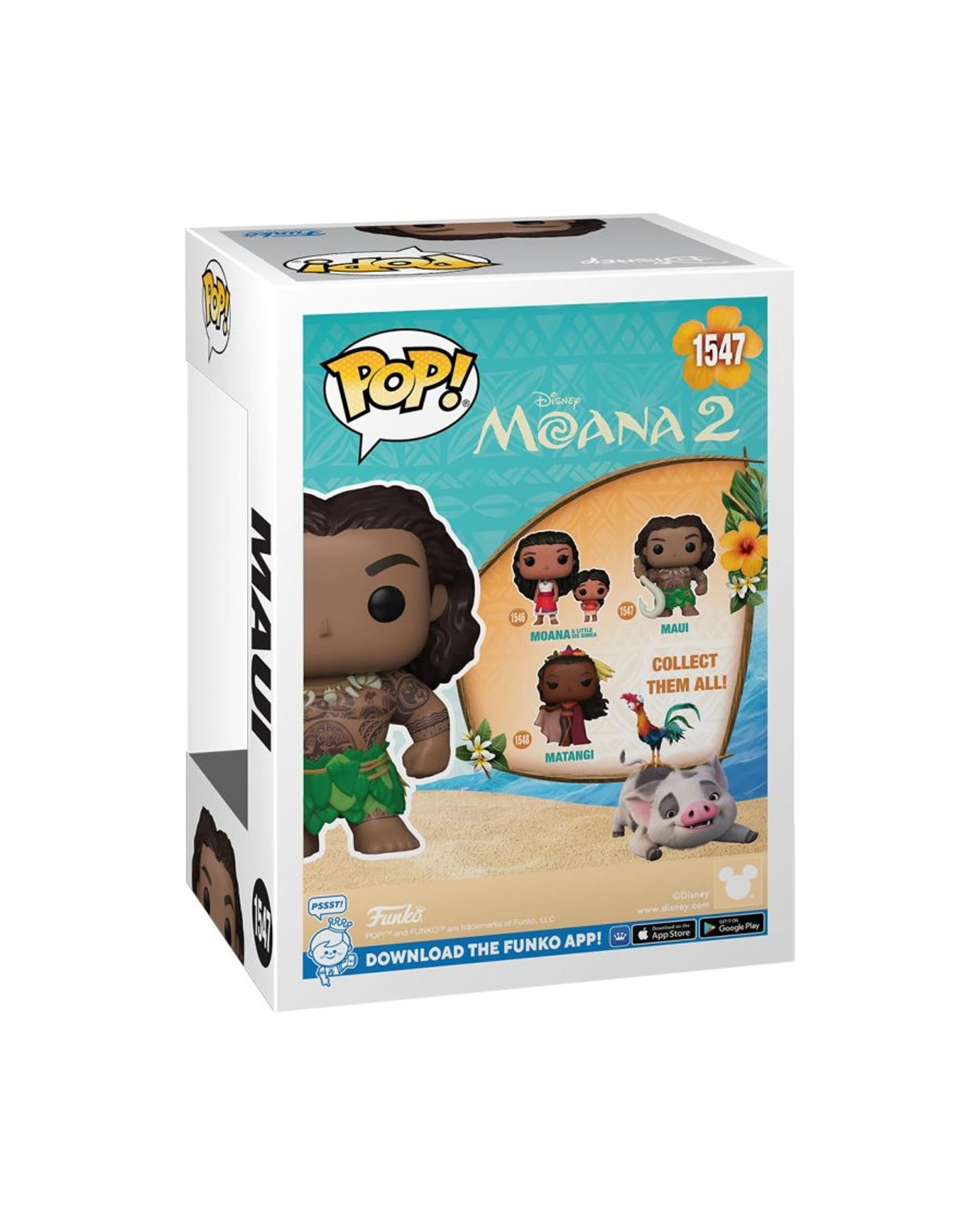4 Moana 2 Maui Funko POP! Vinyl, 4 of 4