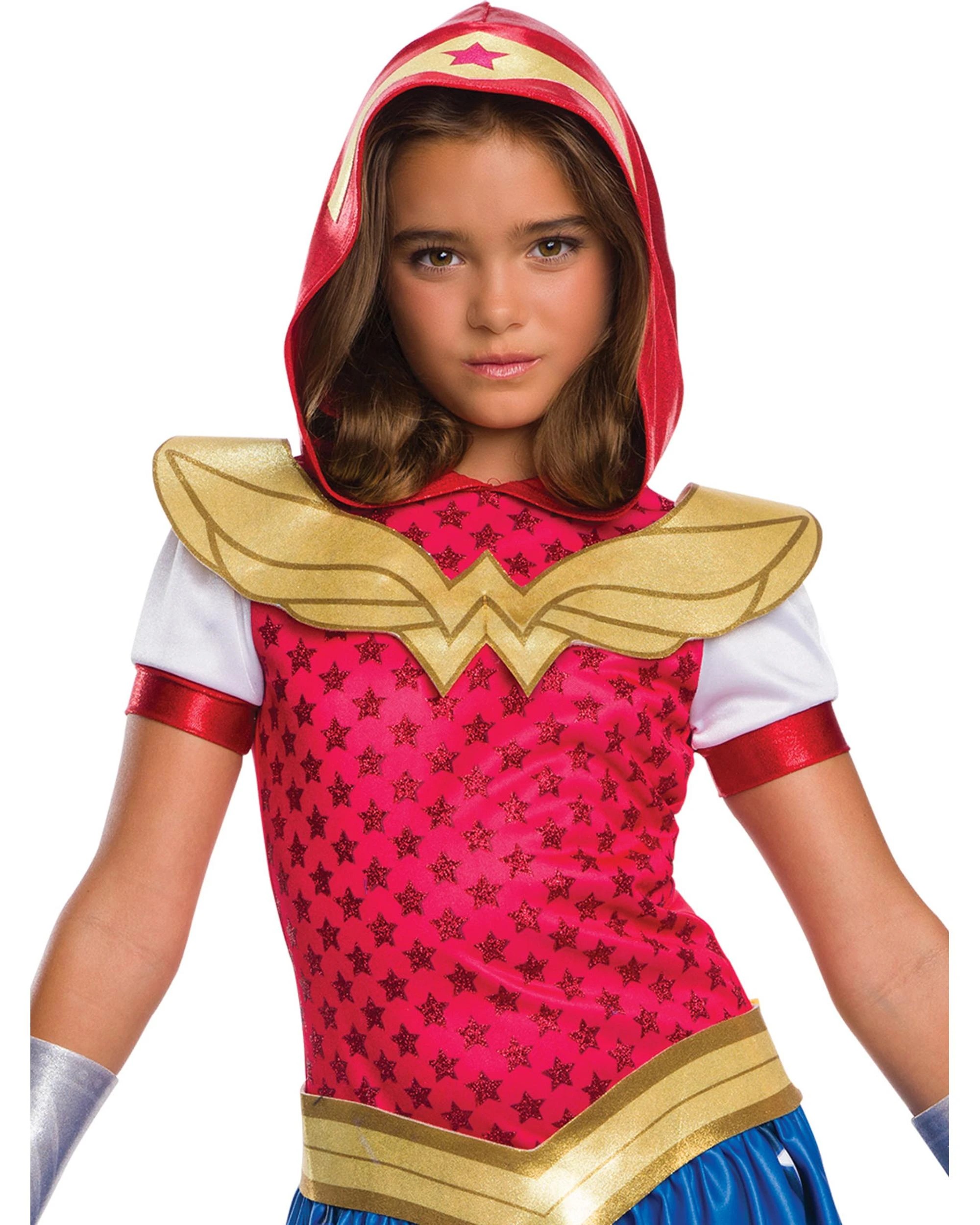 2 DC Wonder Woman Hoodie Child Costume Size Large, 2 of 3