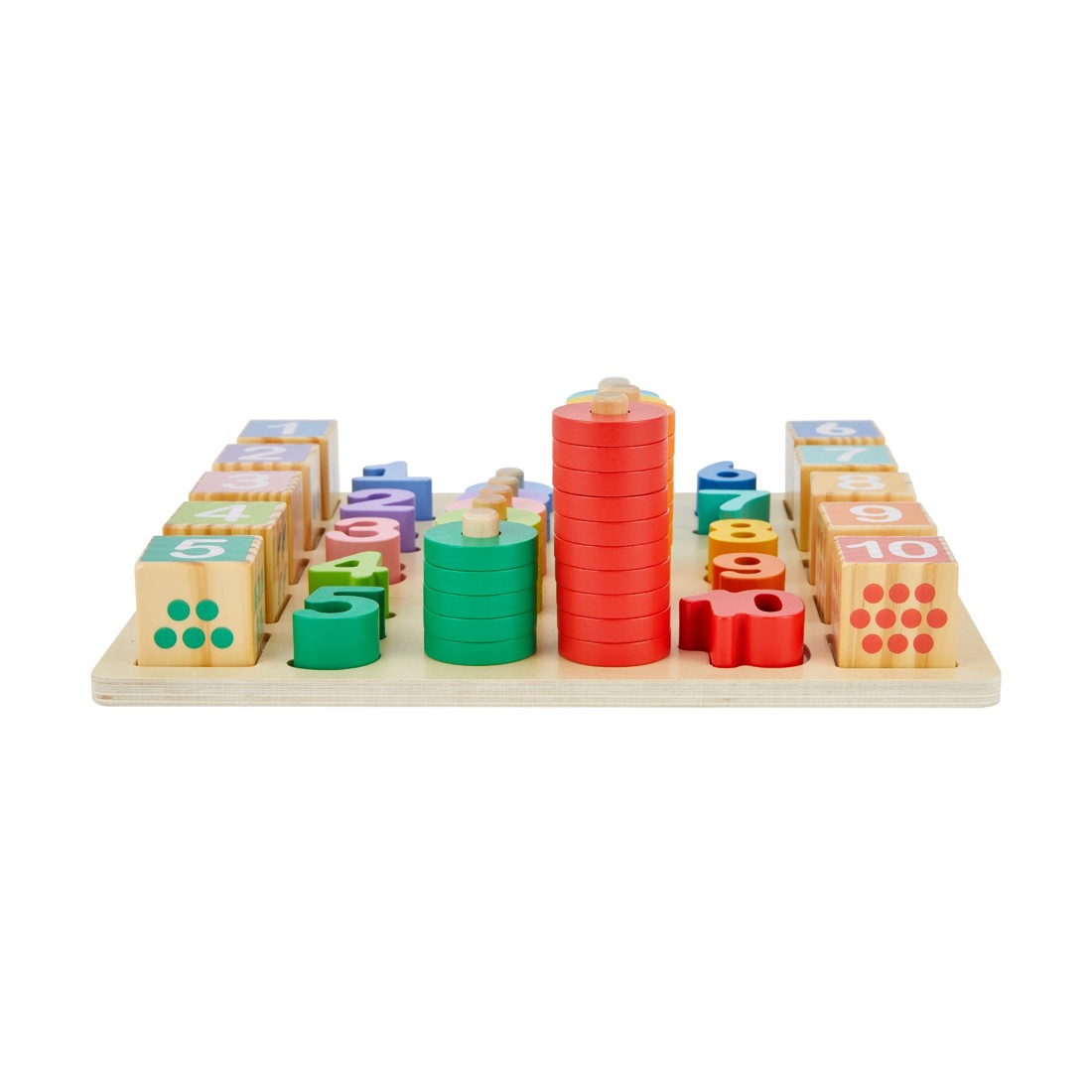 2 Wooden Play: Wooden Mega Stack and Count, 2 of 9