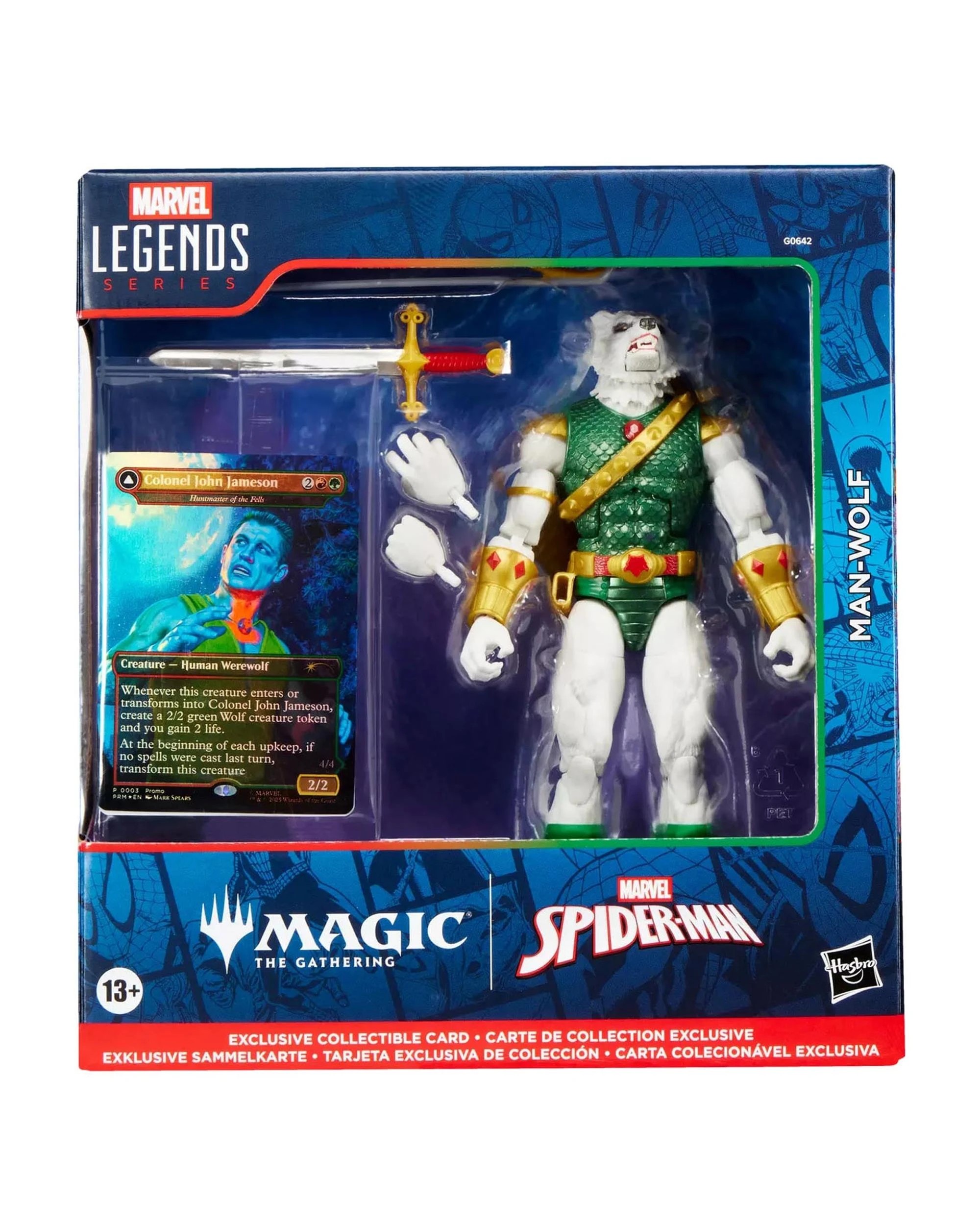1 Marvel Legends Series Magic: The Gathering Man-Wolf, 1 of 10