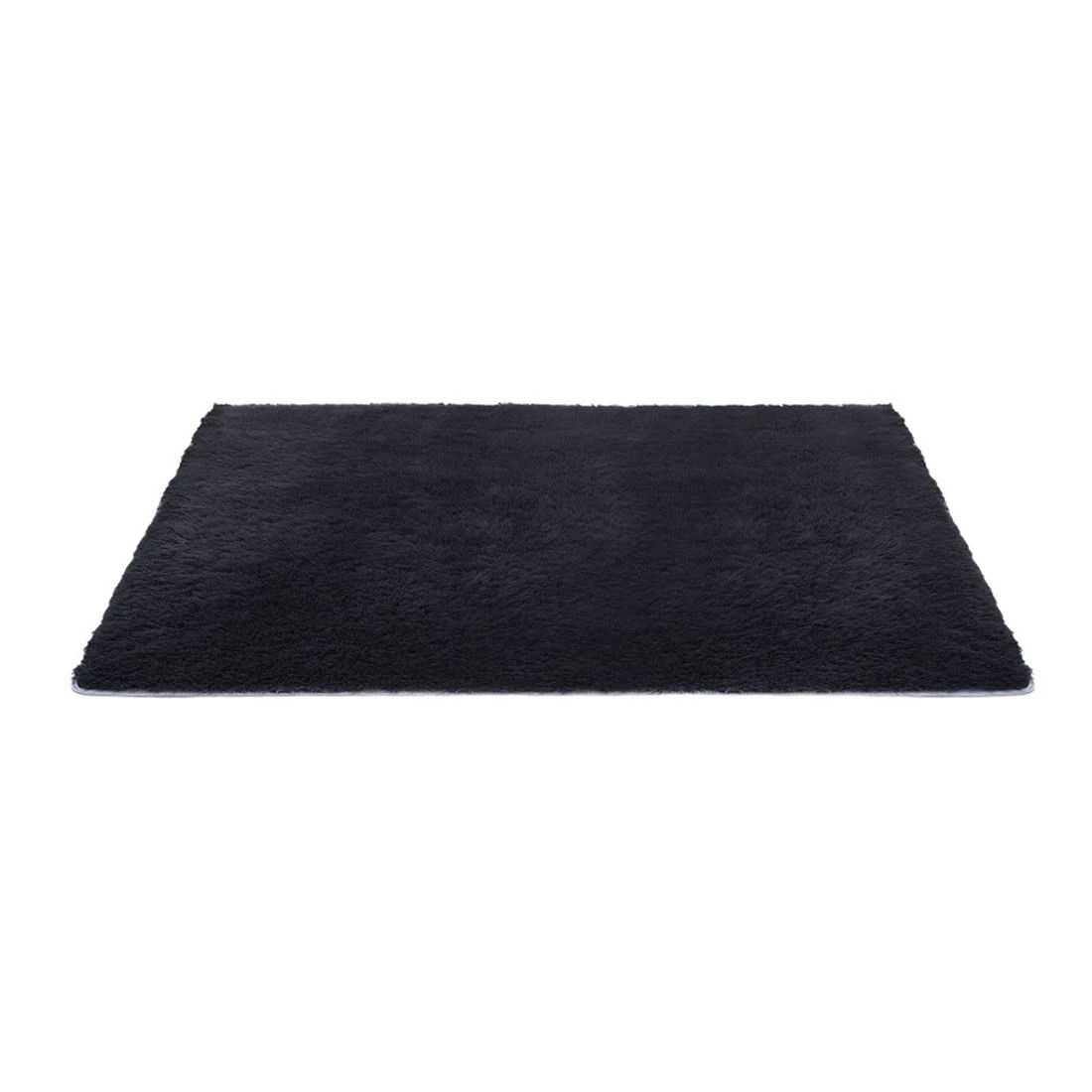 3 Artiss Floor Rug 140x200cm Plush Area Shaggy Rug Living Room Bedroom Carpet - Black, 3 of 9