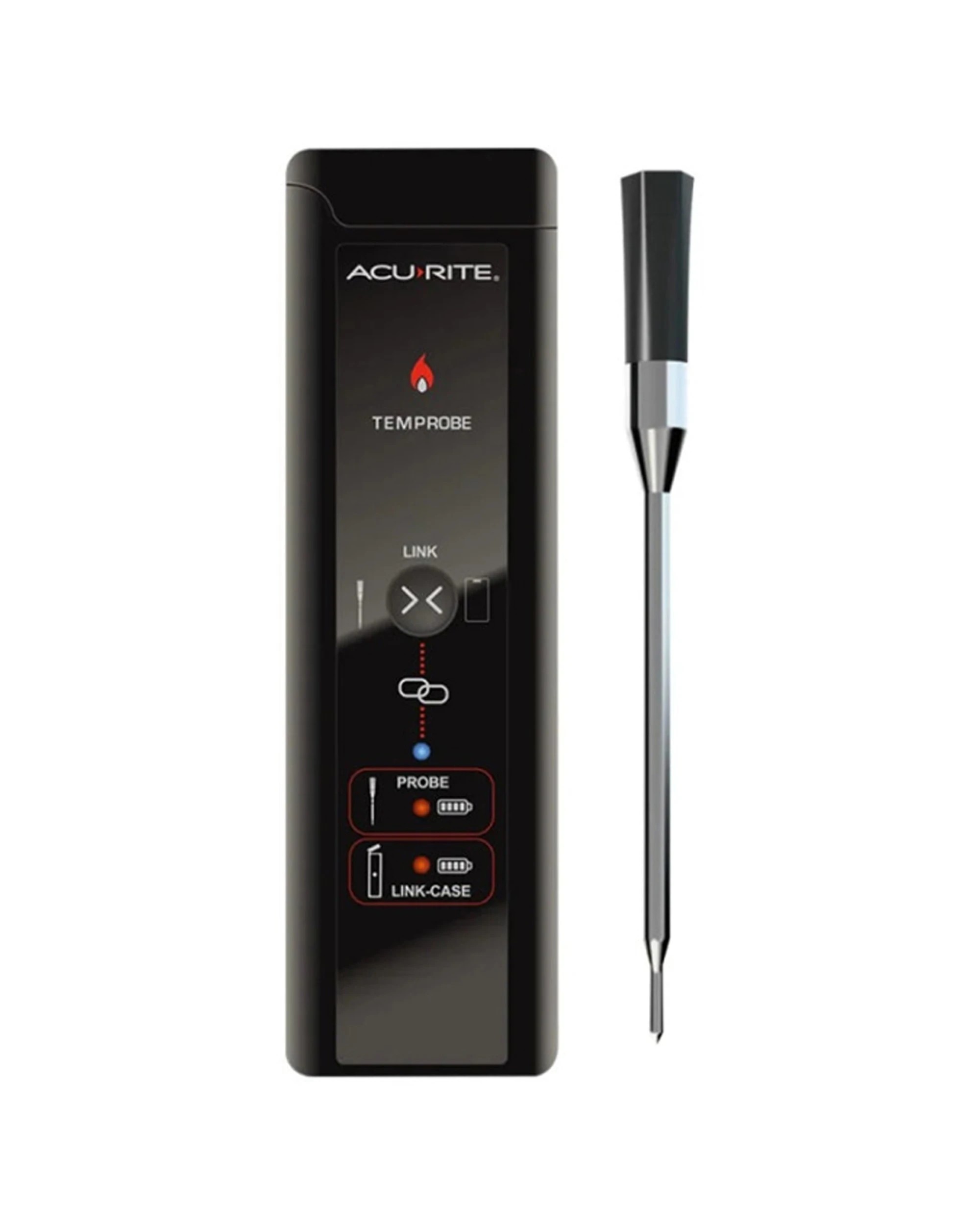 1 Acurite Smart Wireless Digital Cooking Meat Thermometer - Black, 1 of 1