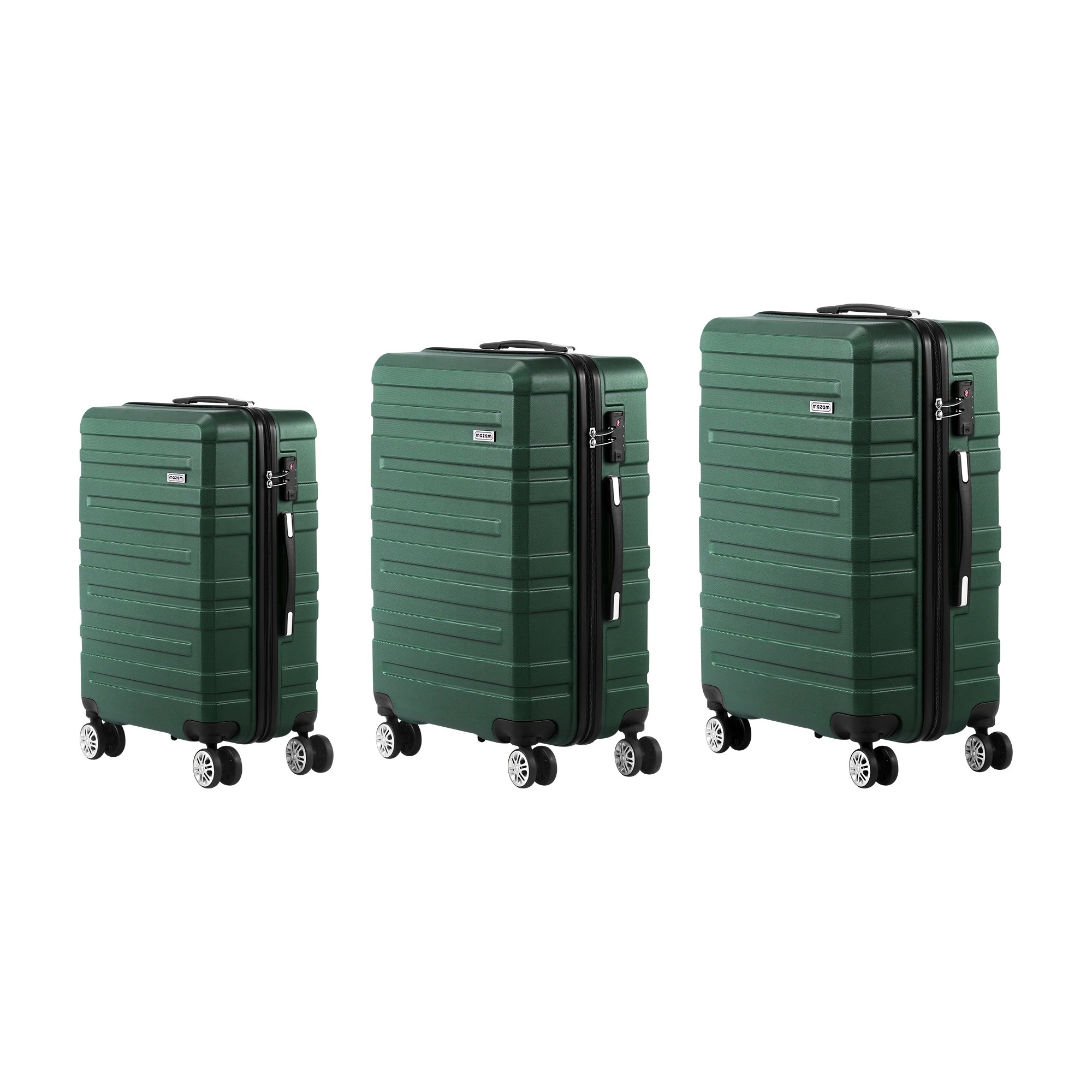 8 Mazam 3PCS Luggage Suitcase Trolley Set Travel TSA Lock ABS Hard Case - Green, 8 of 9