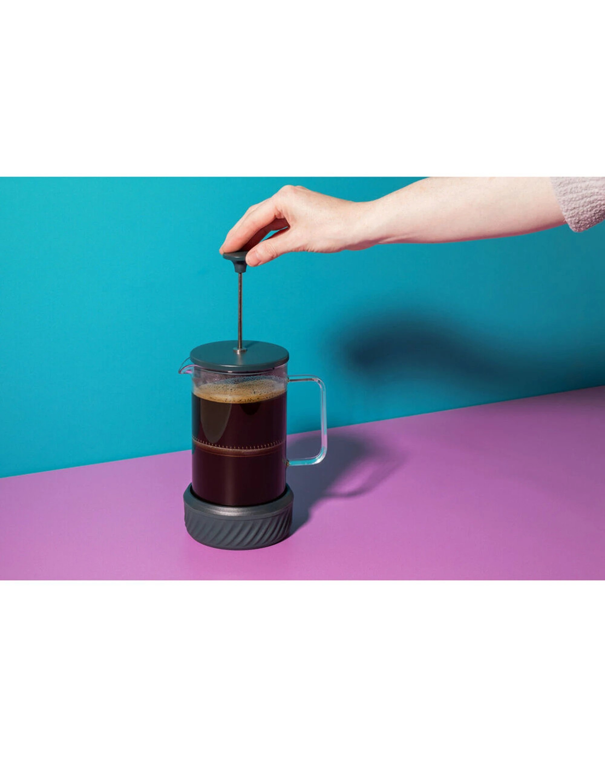 6 La Cafetiere Zero 3-Cup No Mess French Press 3pc Set - Green, 6 of 7