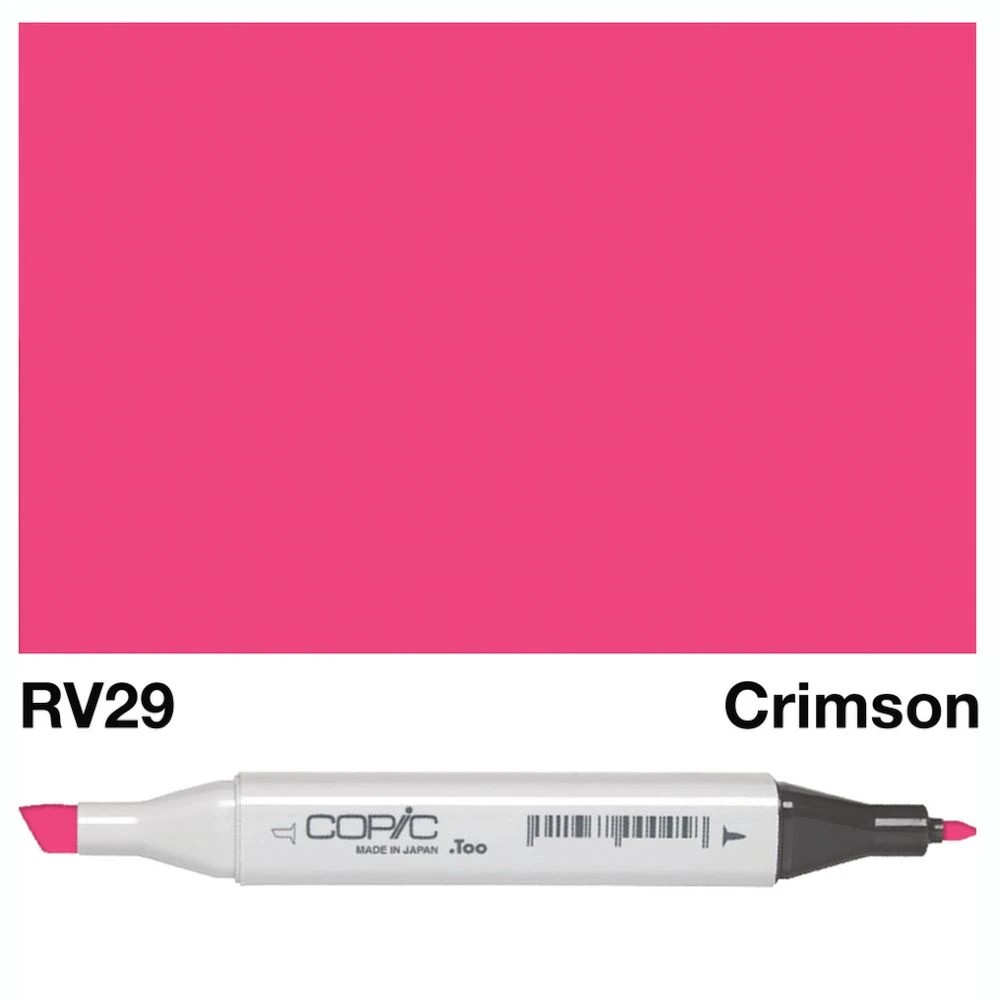 3 Copic Classic Original Dual Nib Marker RV29 Crimson, 3 of 3