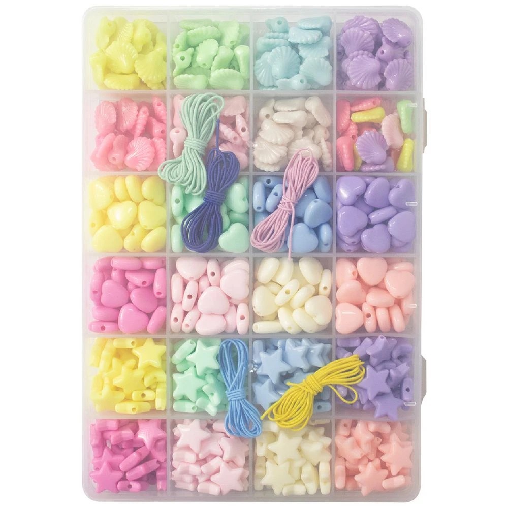 2 Kadink Plastic Coloured Beads 576 Pack, 2 of 2