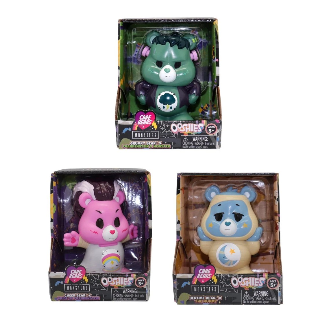 1 10cm Care Bears Universal Monsters Ooshies Figure - Assorted, 1 of 2