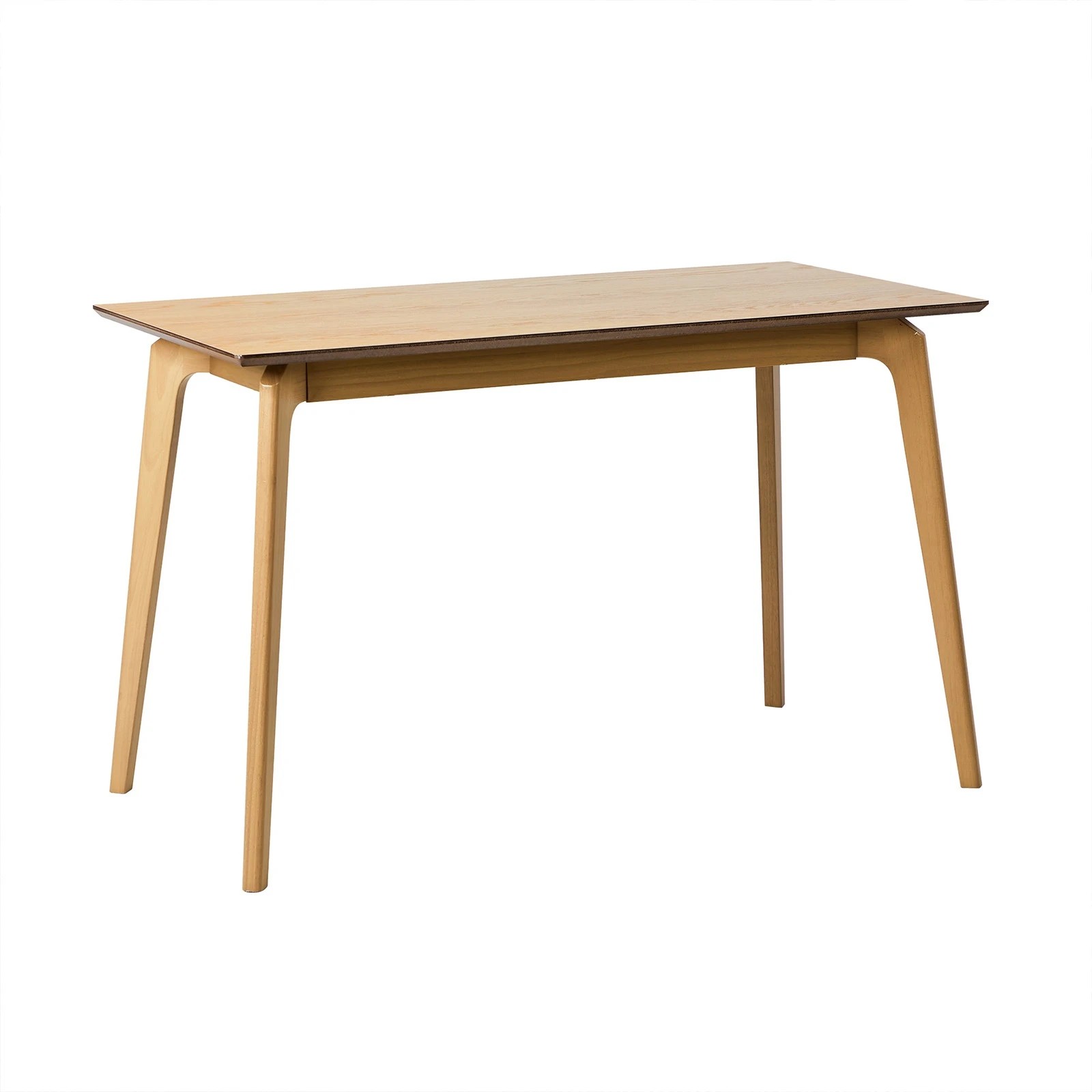 7 Oikiture Wooden Dining Table 120cm Rectangular 4 Seater Pinewood Legs - Natural, 7 of 9