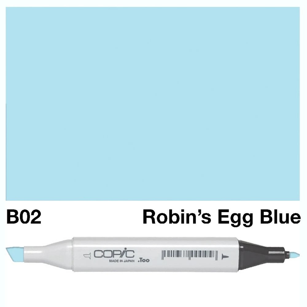3 Copic Classic Original Dual Nib Marker B02 Robin's Egg Blue, 3 of 3