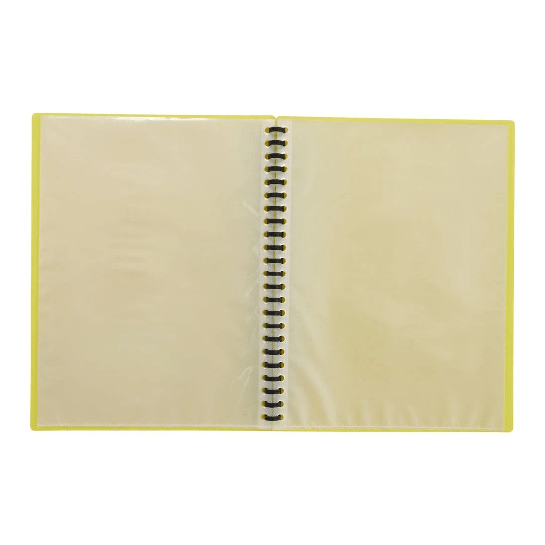 4 JB Rec A4 Refillable Display Book 20 Pockets Yellow, 4 of 5