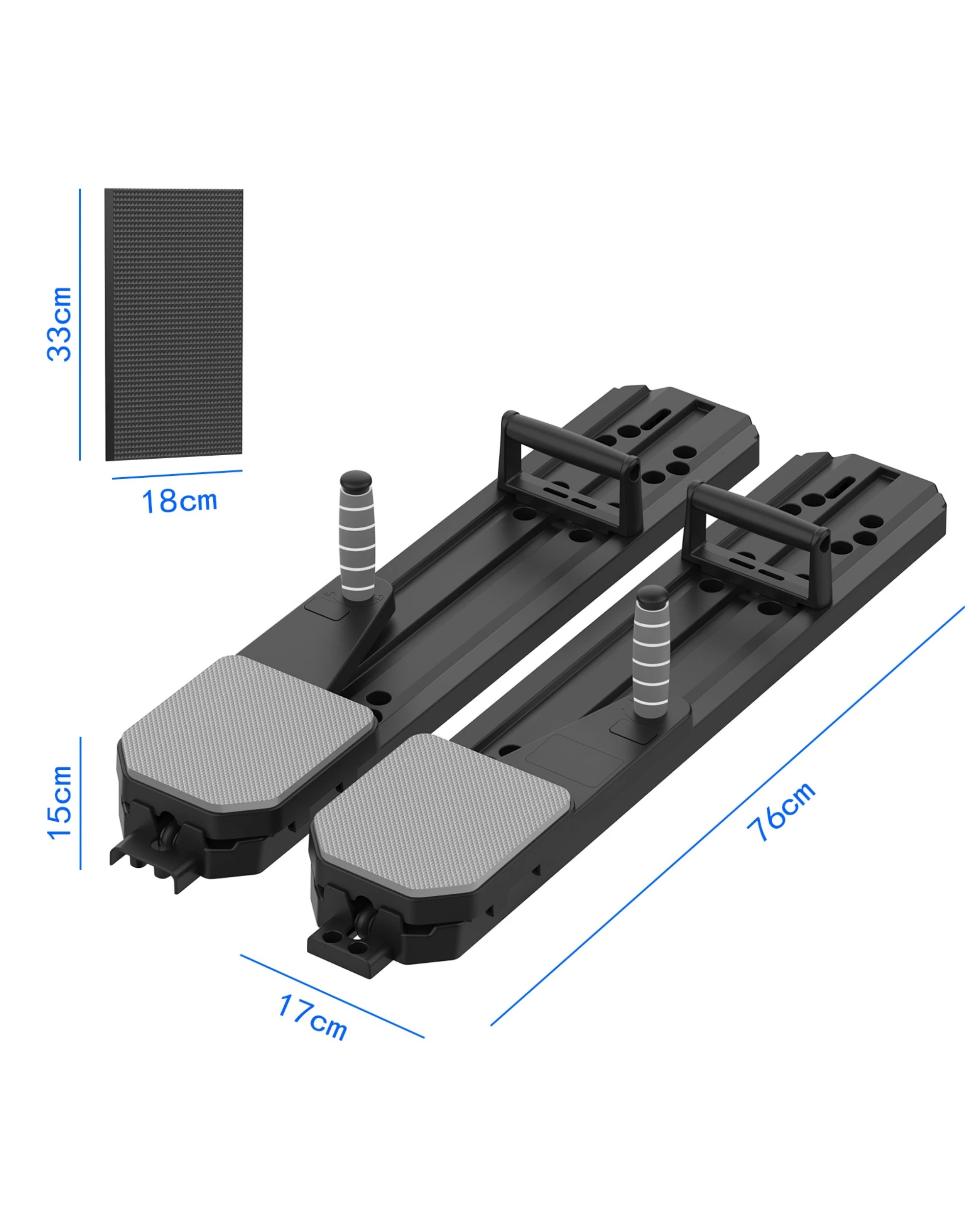 6 Advwin Pilates Board Detachable Abdominal Exercise Machine Black, 6 of 6