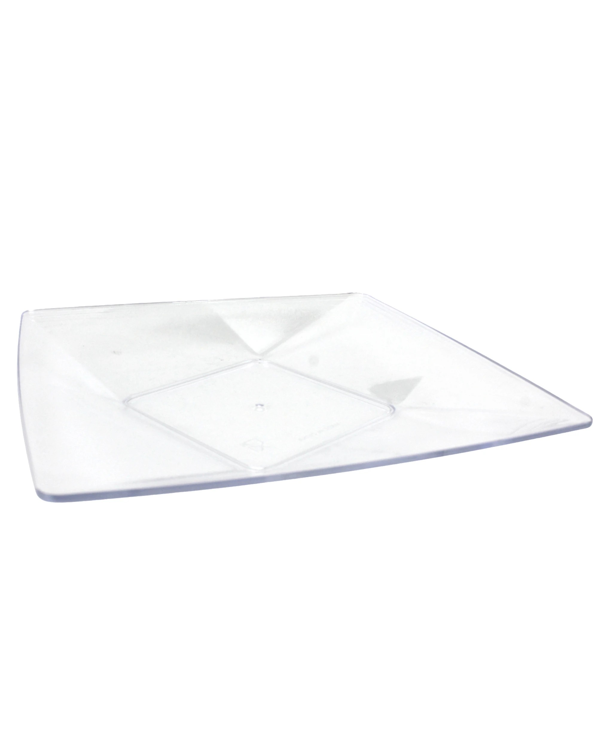 3 Party Maker Square Serving Plates 21.5cm Pack of 2 - Clear, 3 of 5