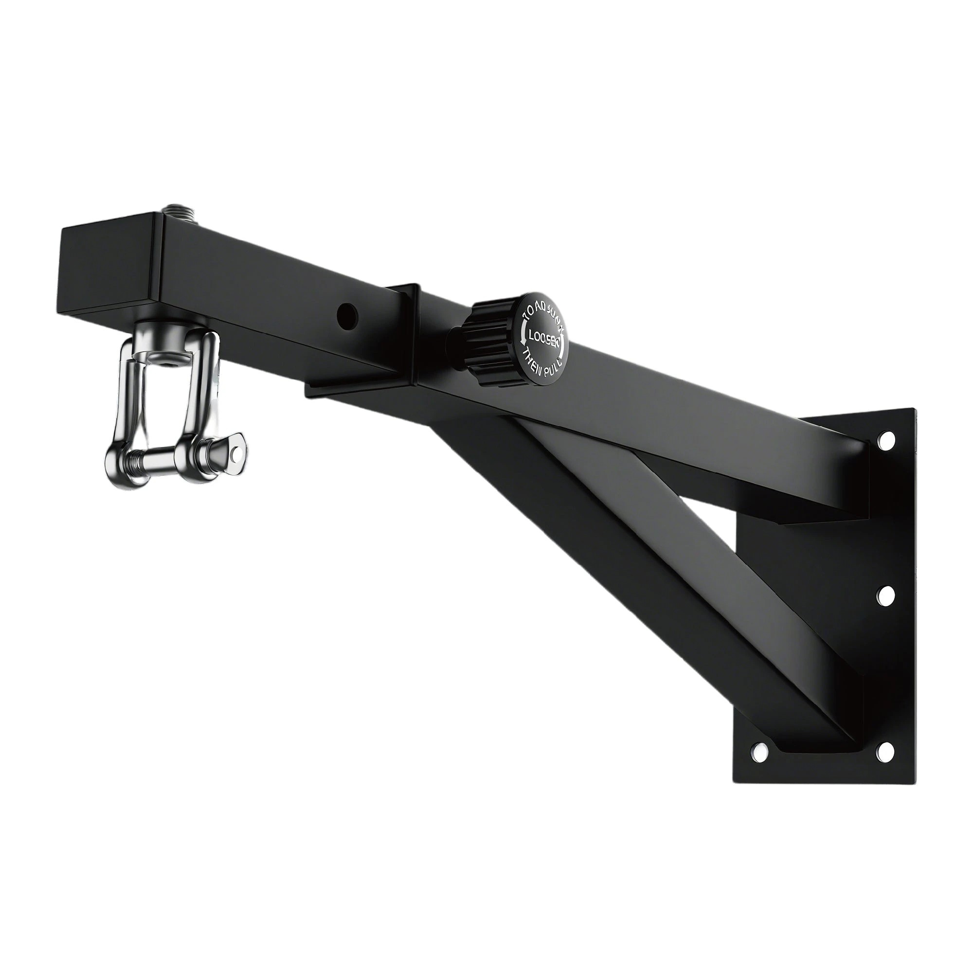 1 Fitness Master Heavyduty Bag Hanger Wall Mount Punching Adjustable Bracket 150kg, 1 of 7