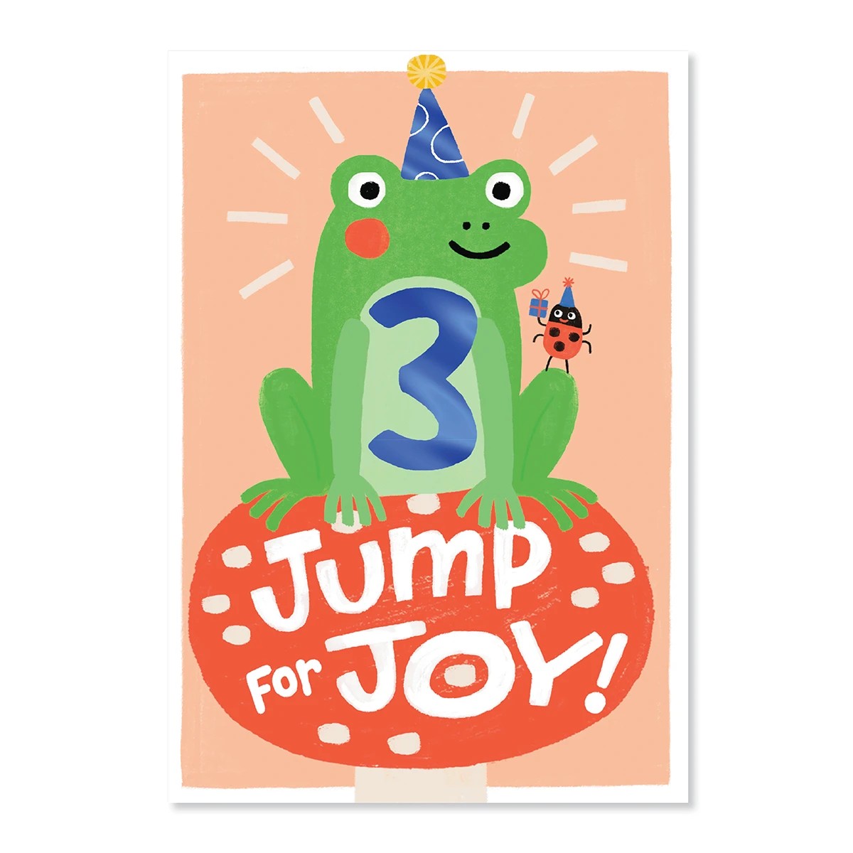 3 Connections from Hallmark 3rd Birthday Card - Frog, 3 of 3