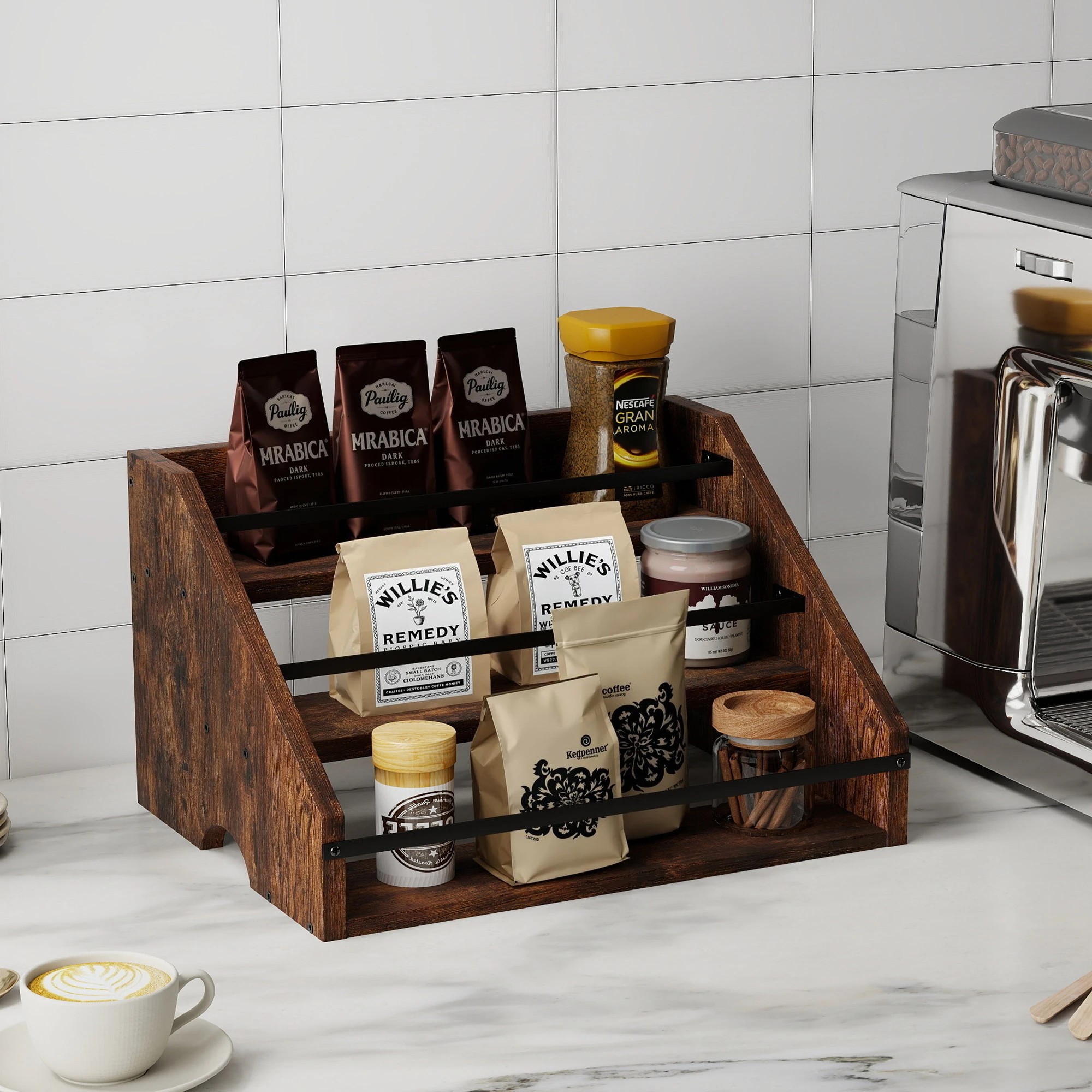 7 Toque Counter Top Wine Rack, 7 of 9