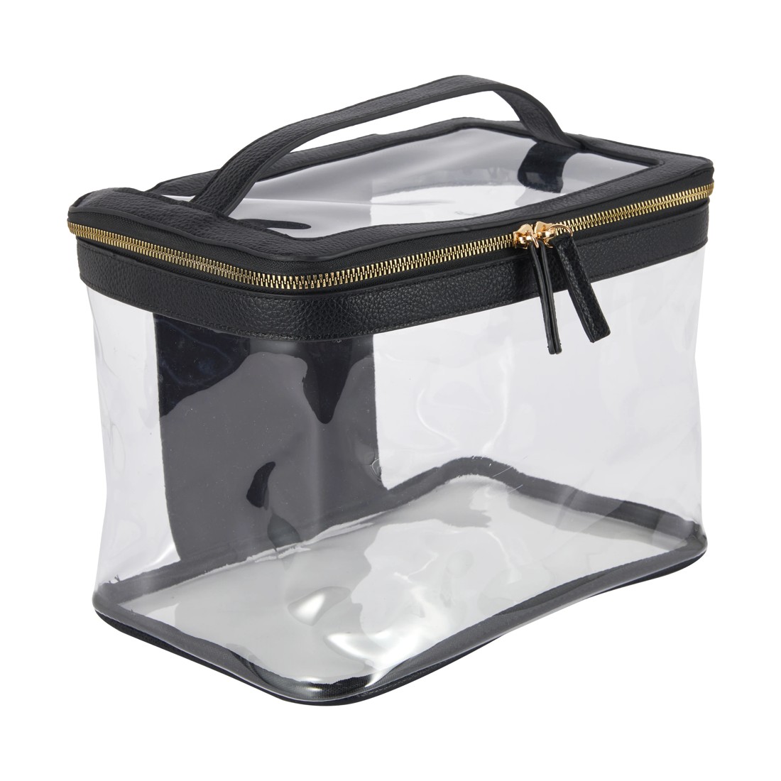 1 OXX Cosmetics Makeup Bag - Clear and Black, 1 of 6
