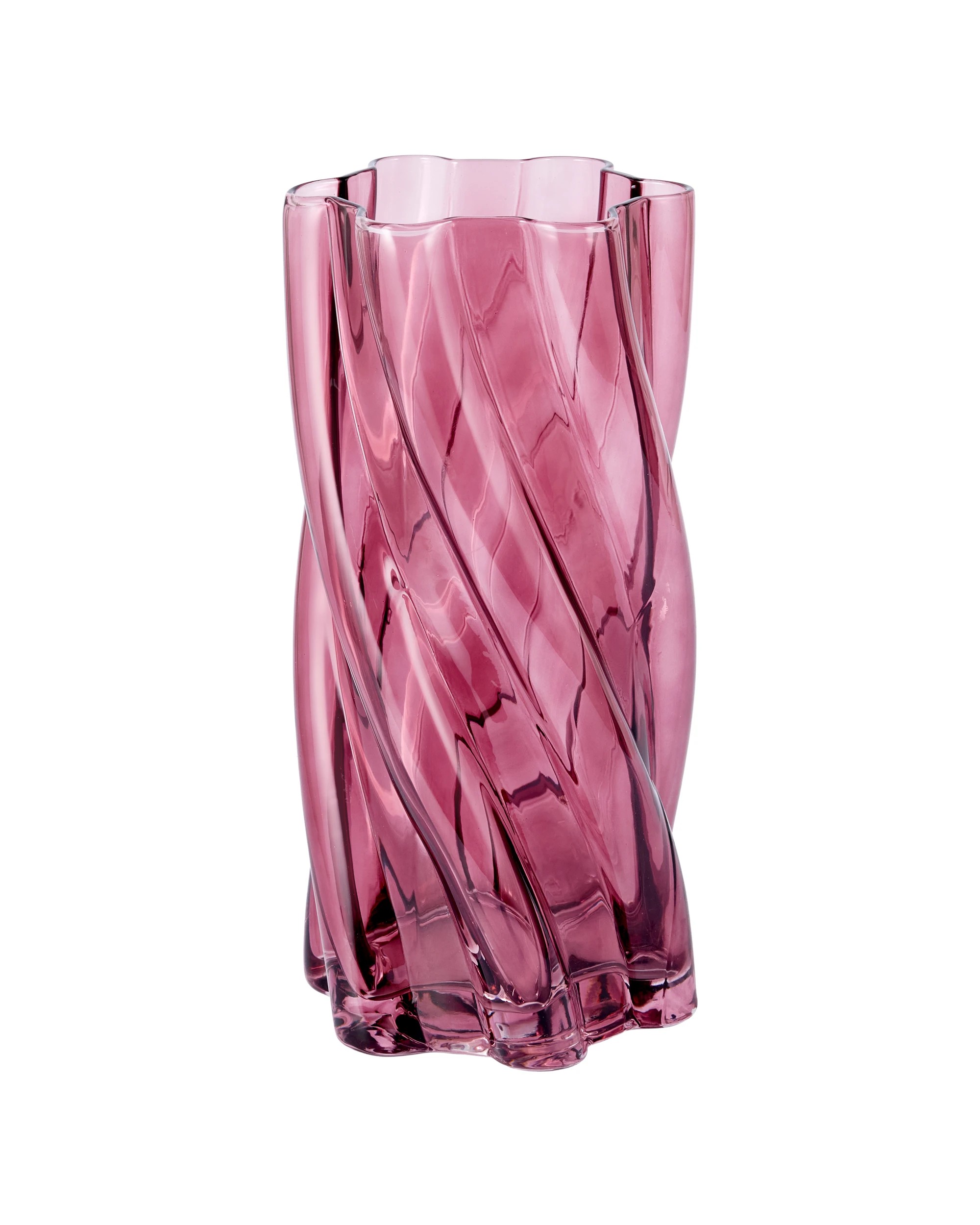 3 Port Twist Glass Vase, 3 of 5