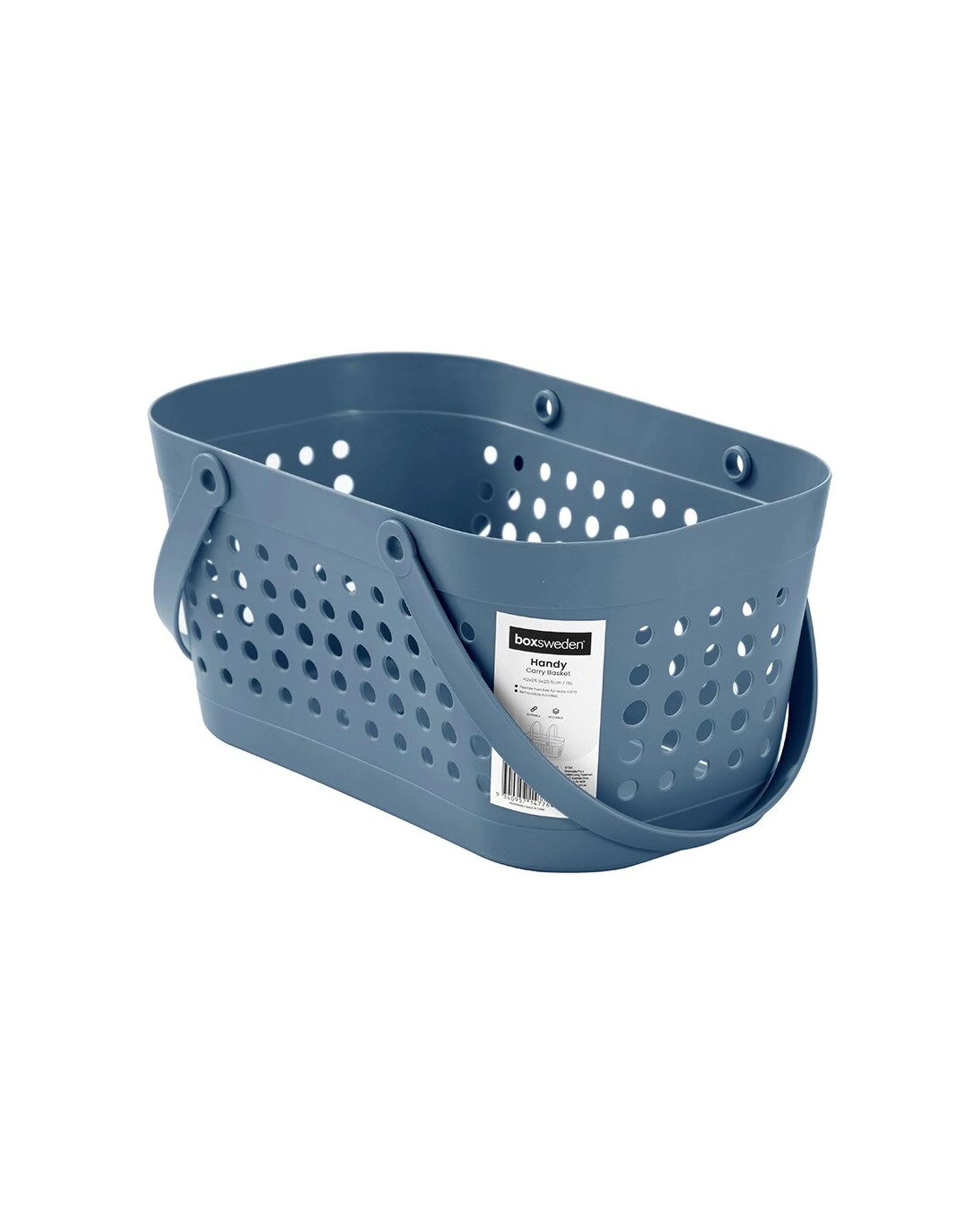 4 Boxsweden Handy Carry Basket Sleek Organiser 15L Durable Lightweight Storage Basket - Multi, 4 of 6