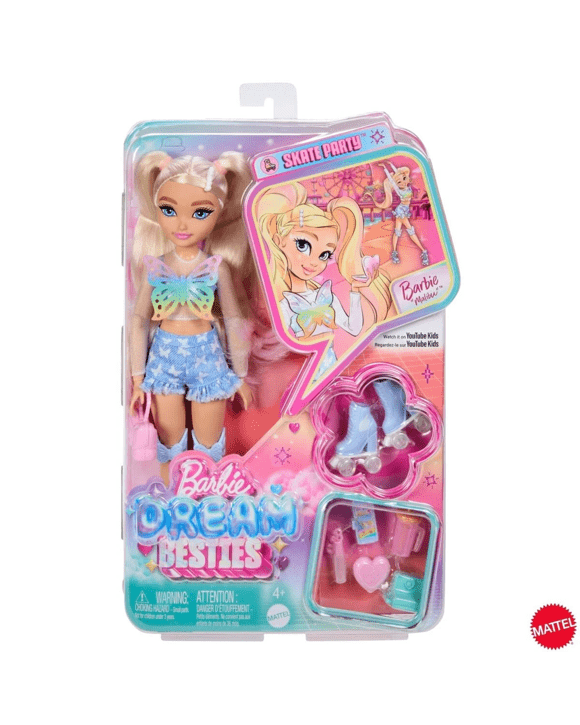 Barbie Dream Besties 'Malibu' Roller Skating Fashion Doll