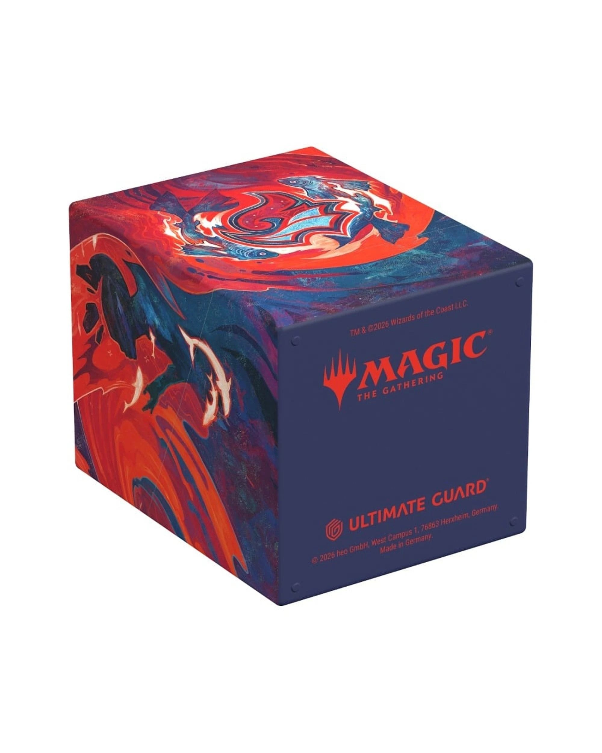 3 Ultimate Guard Magic the Gathering: Secrets of Strixhaven Prismari RTE Boulder 100+ Deck Box, 3 of 4