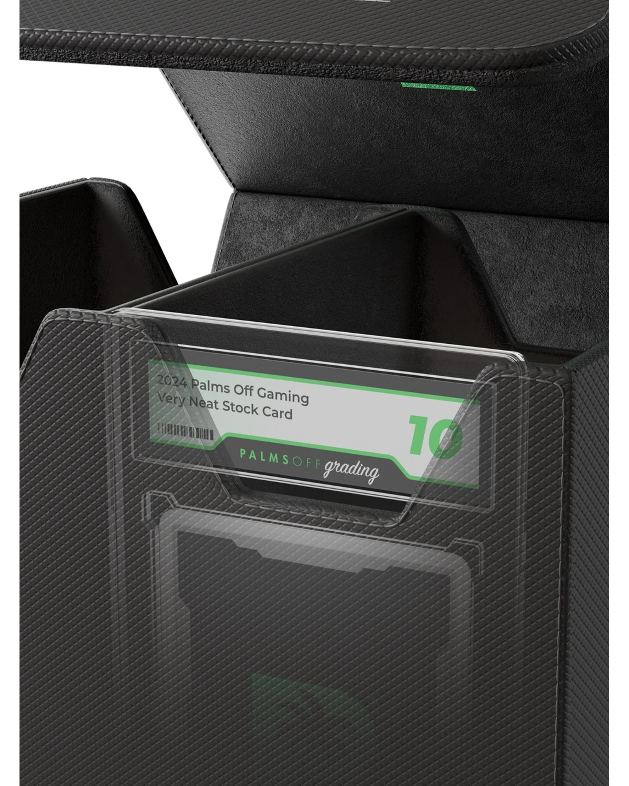 4 Palms Off Gaming Collector's Series Graded Card Storage Case Medium - Black, 4 of 8