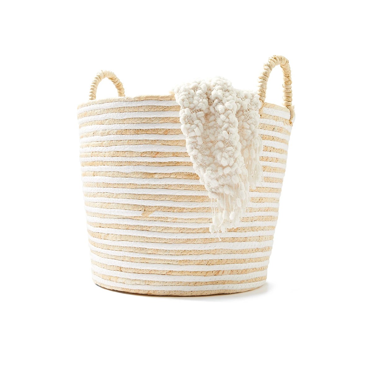 9 Stripe Basket - Natural, 9 of 9
