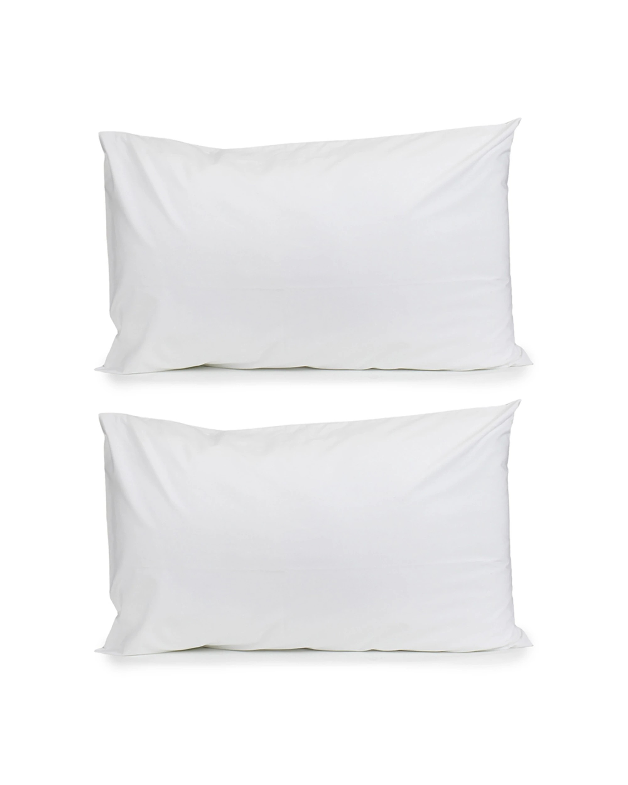 1 Jason Commercial Crisp Pillow Case with Cuff 2PK 48x73cm - White, 1 of 3