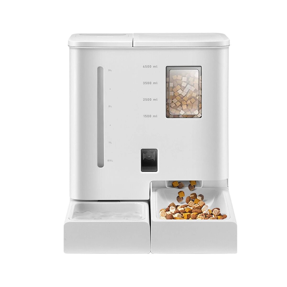 2 Pet Scene 4L Automatic Pet Feeder 5L Waterer Set WiFi Smart - White, 2 of 2