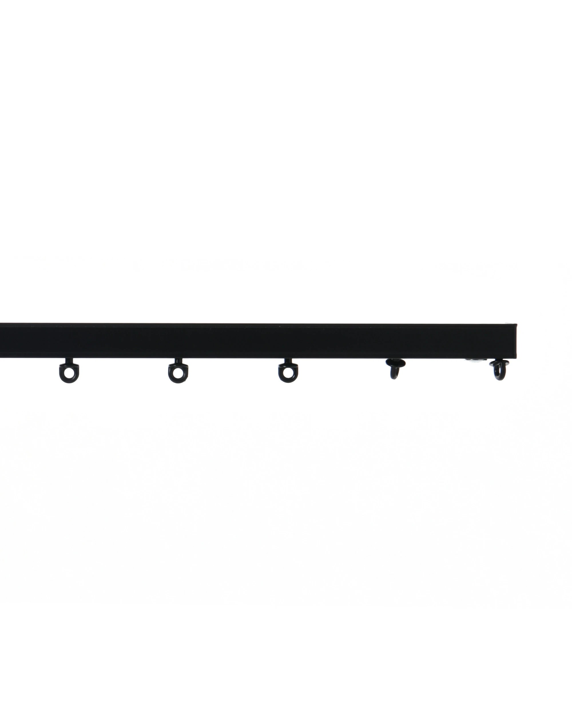 1 Cadence & Co. S-Fold Curtain Track Set 220cm + S-Fold Wand - Black, 1 of 7