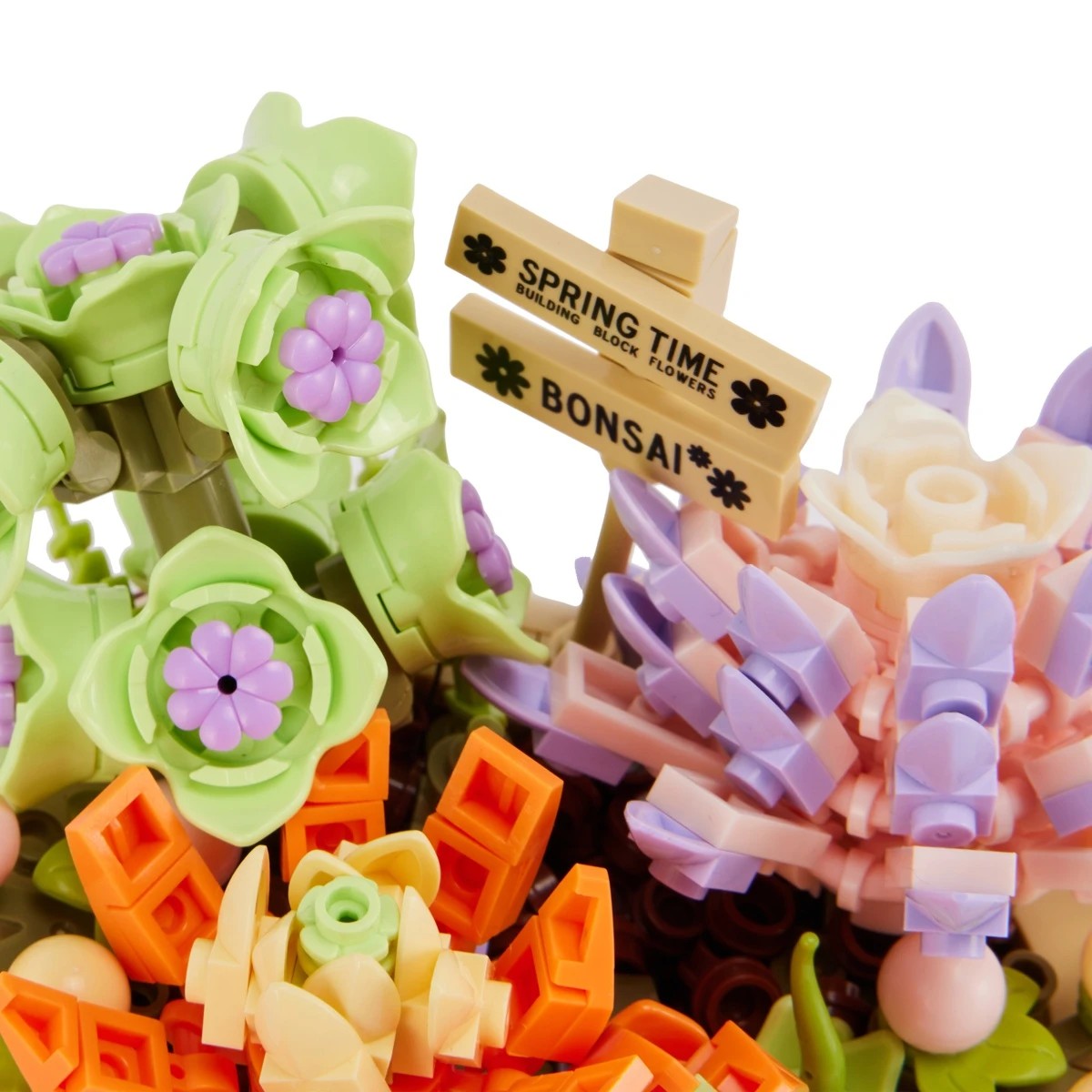 6 Mini Blocks Flower Series: Bonsai Series Playset - Assorted, 6 of 10