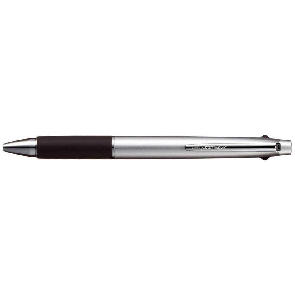 1 Uni Jetstream 3 Colour Multi Pen 0.7mm Silver Barrel, 1 of 3