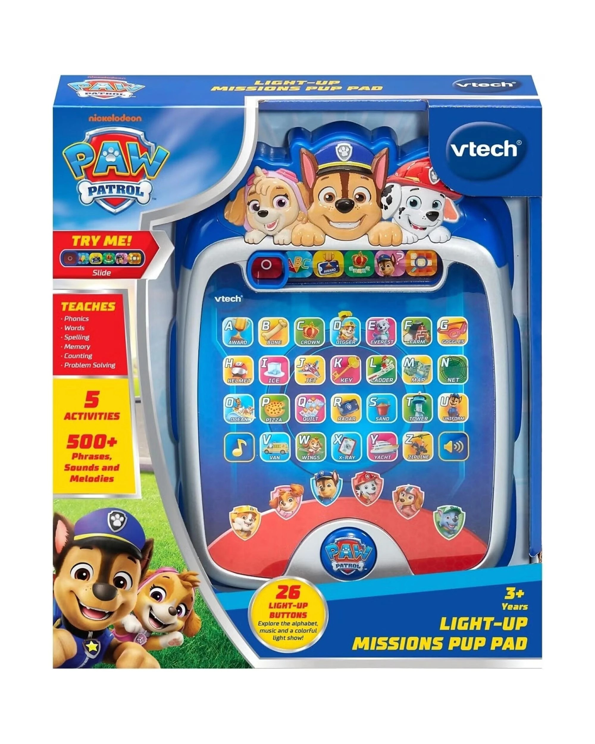 1 VTech Paw Patrol Light-Up Missions Learning Pad, 1 of 6