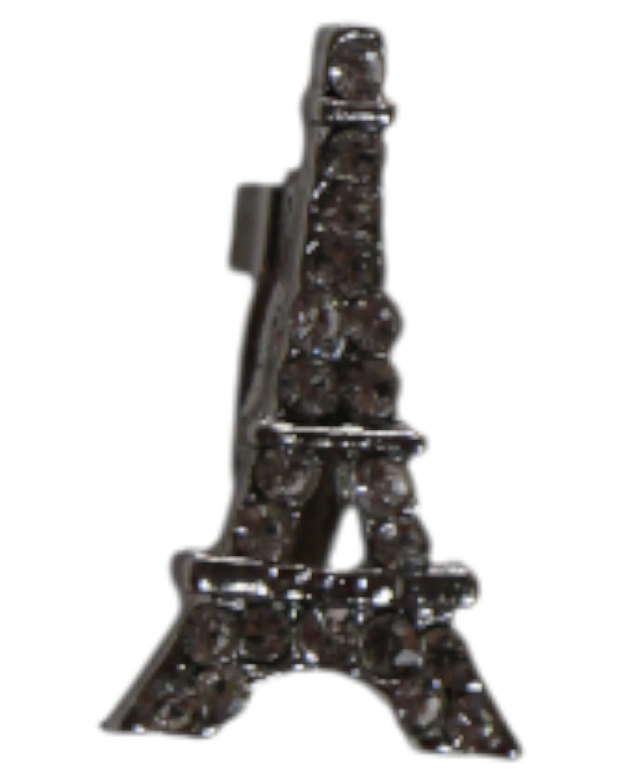 1 Zasel Eiffel Tower Paris France Brooch Blazer Shirt Pin - Silver, 1 of 4