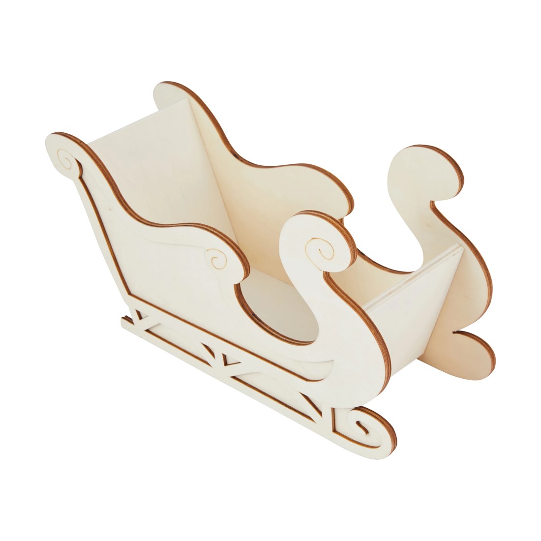 3 Craft Wood Blank Christmas Sleigh, 3 of 3